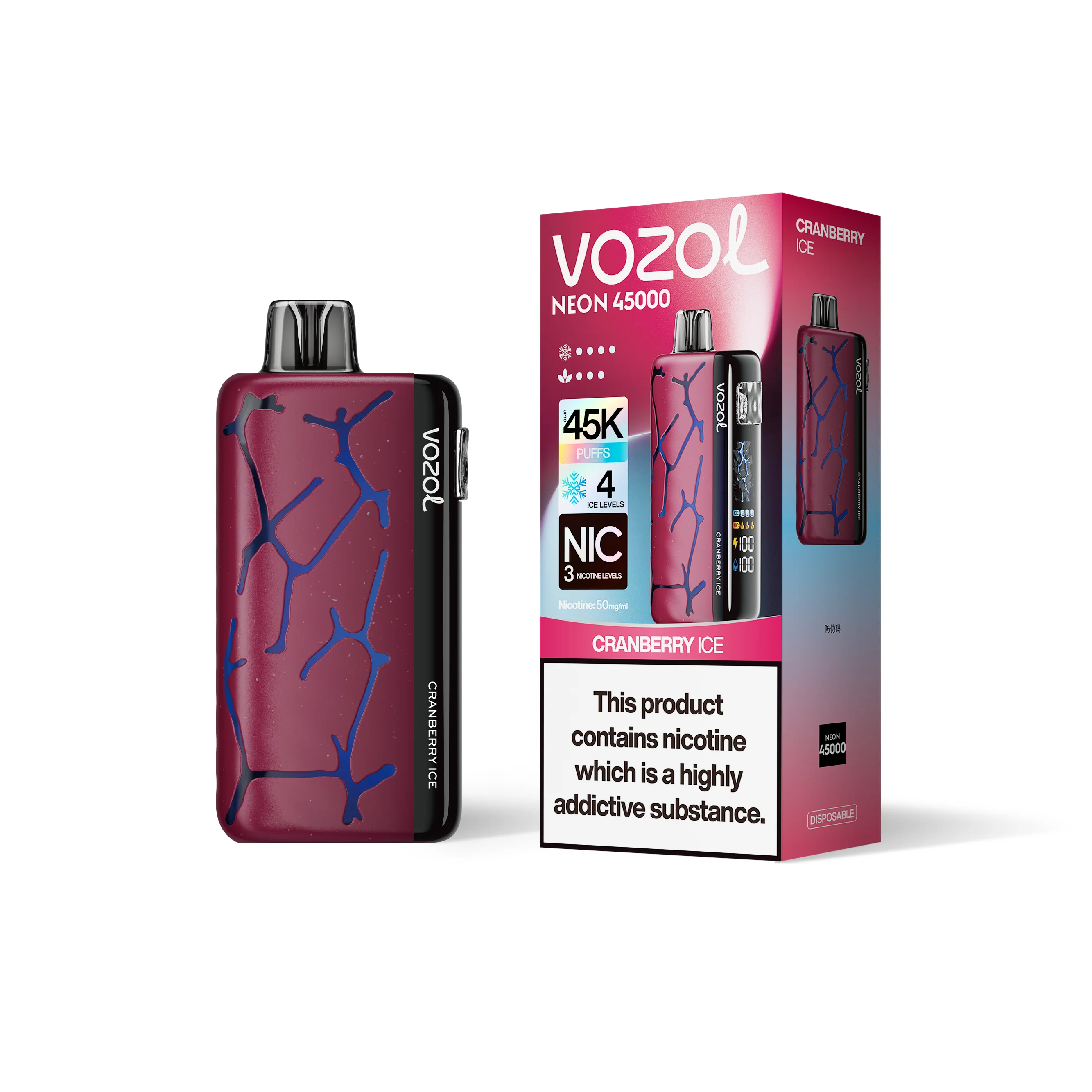 VOZOL NEON 45K Einweg-Vape (alle Geschmacksrichtungen)
