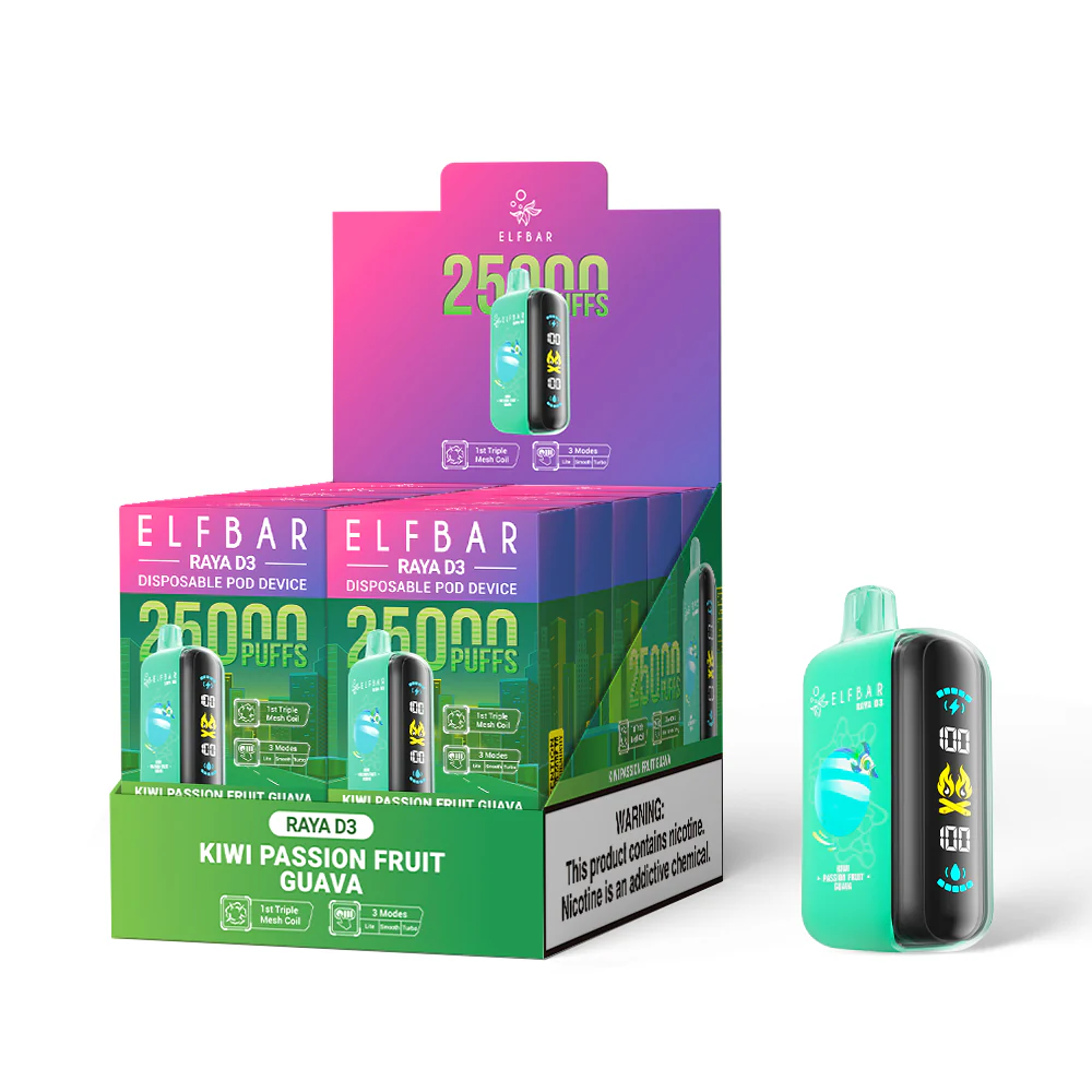ELFBAR RAYA D3 Einweg-Vape (alle Geschmacksrichtungen)