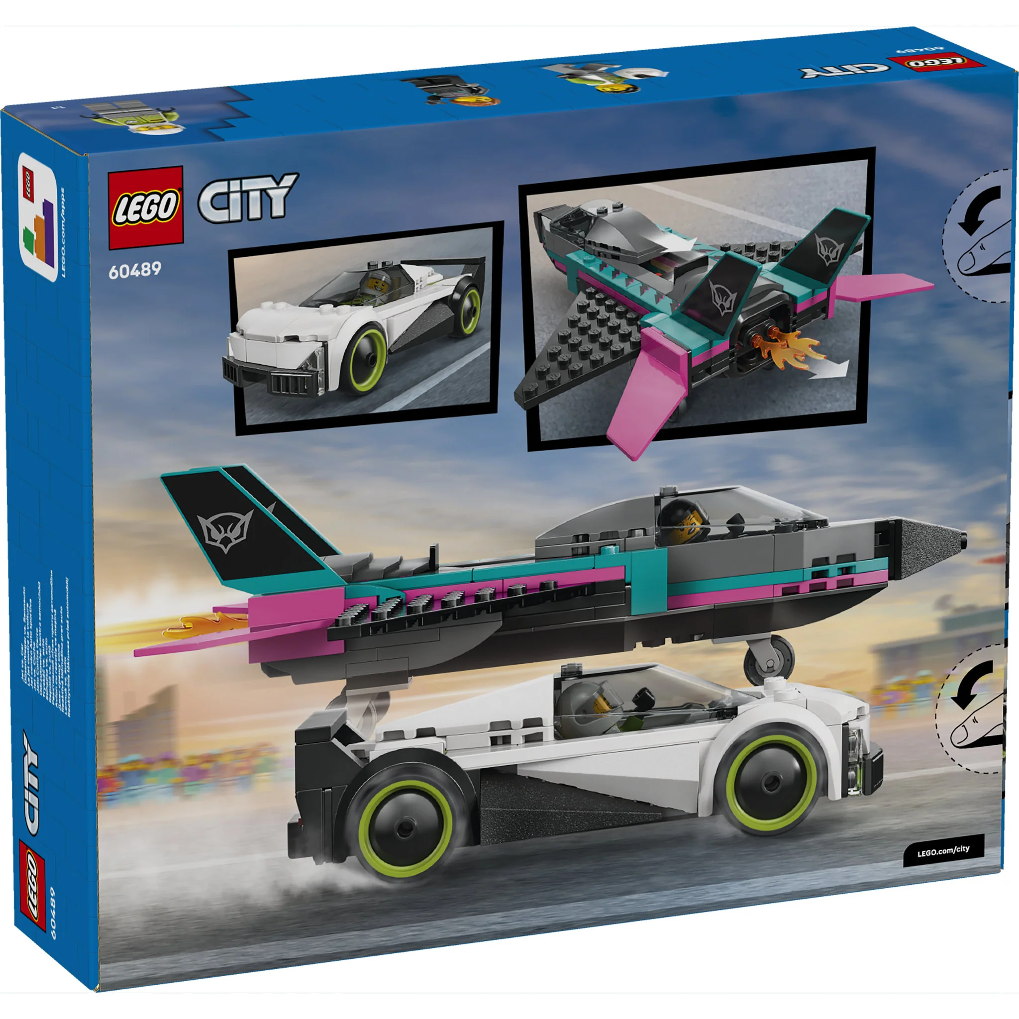 LEGO 60489 City Jet vs. Car