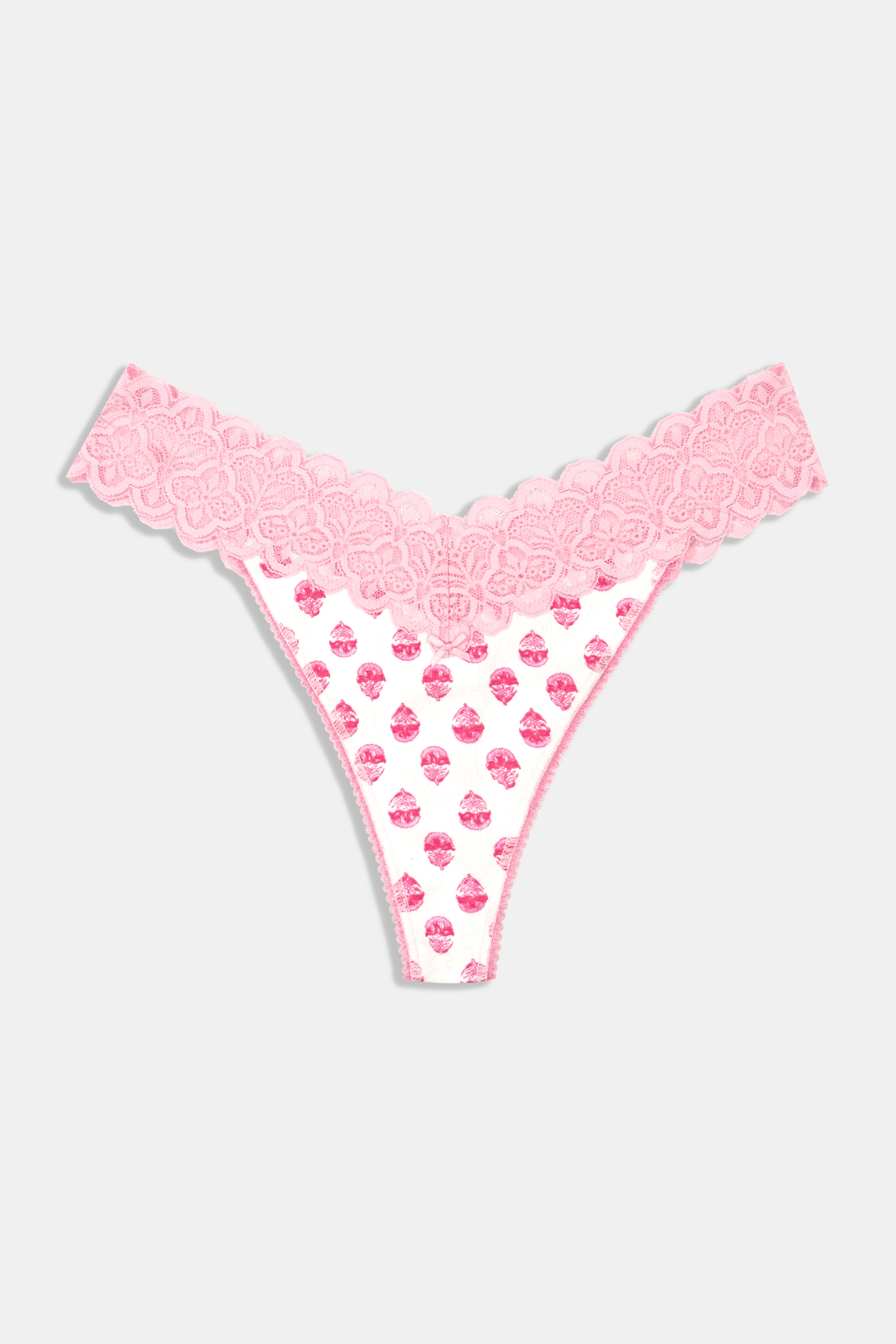 Ditsy Daisy Pointelle Jay Thong