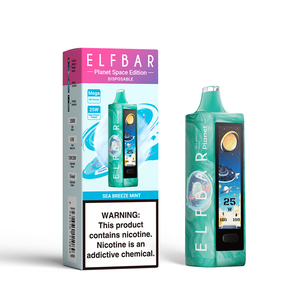 ELF BAR PLANET 25K wiederaufladbarer Einweg-Vape (alle Geschmacksrichtungen)