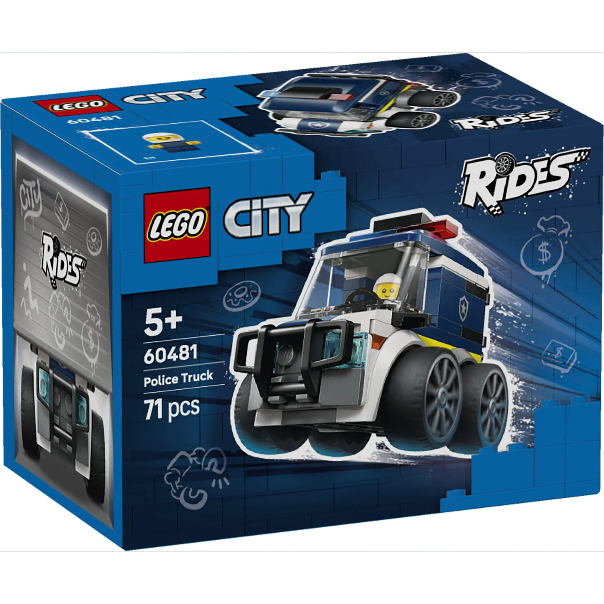 LEGO 60481 City Rides: Police Truck