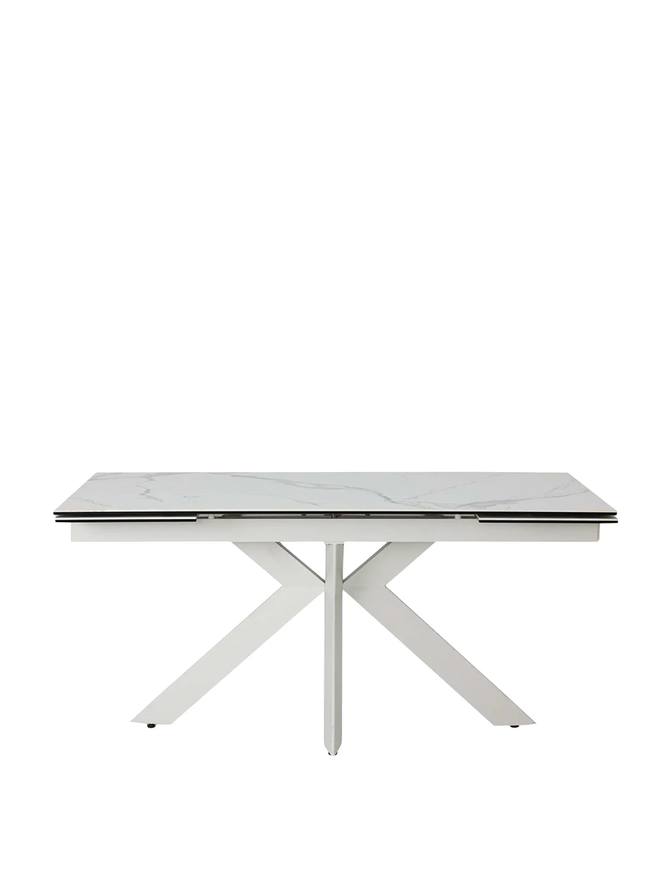 Salerno Extending Dining Table, Matte Staturio