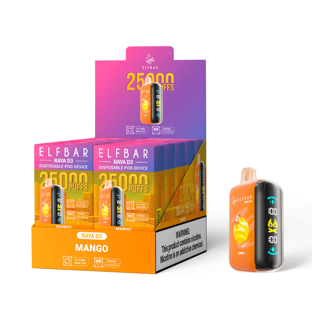ELFBAR RAYA D3 Einweg-Vape (alle Geschmacksrichtungen)
