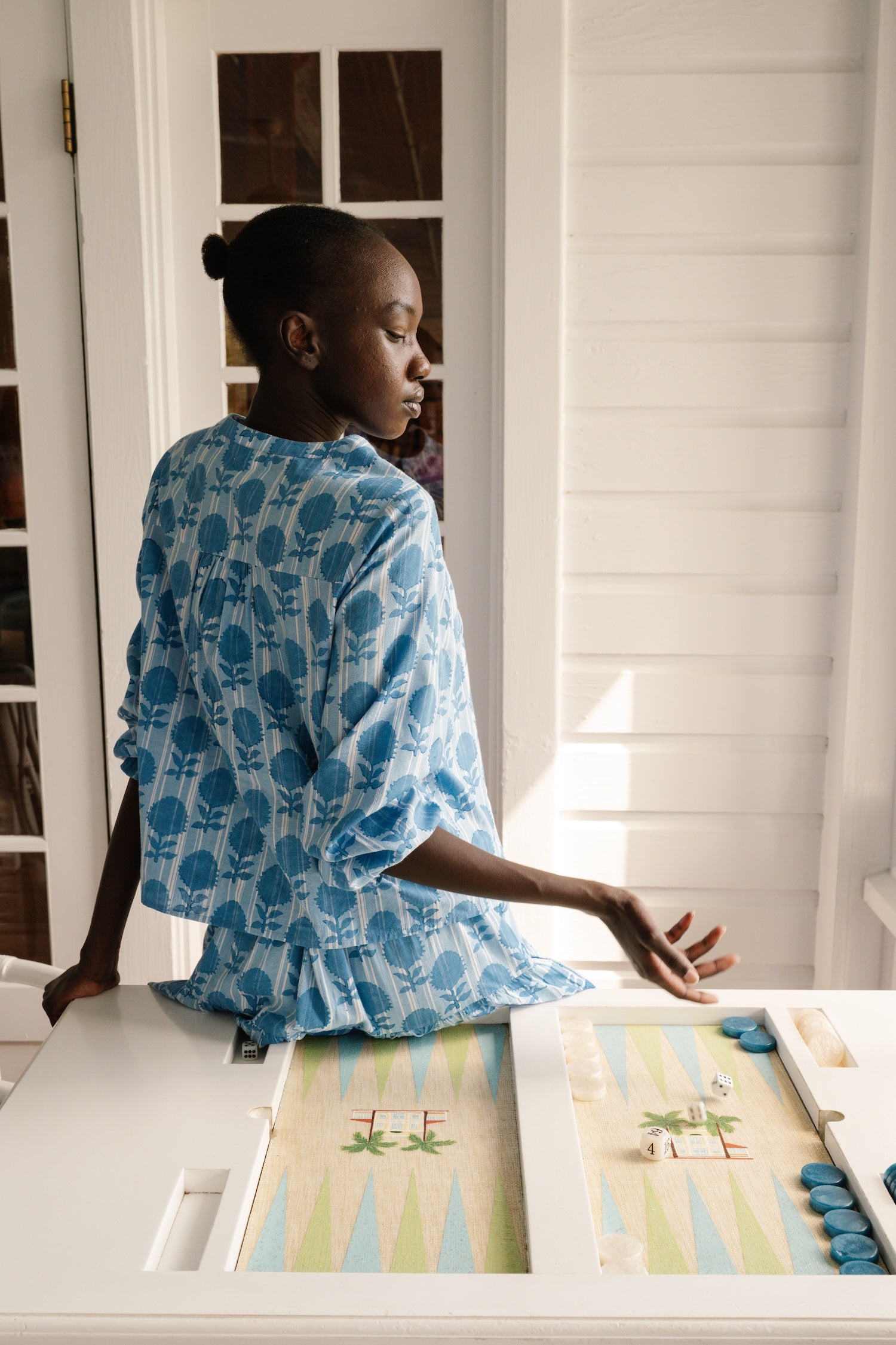 Linna Floral Jasper Top