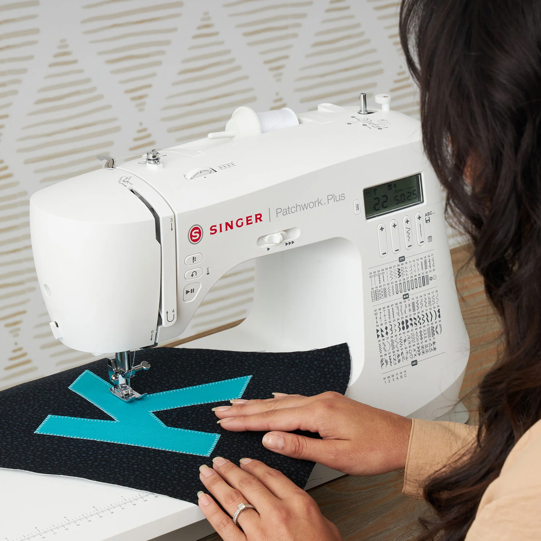 SINGER® C5980Q Patchwork Plus Sewing & Quilting Machine with Extension Table