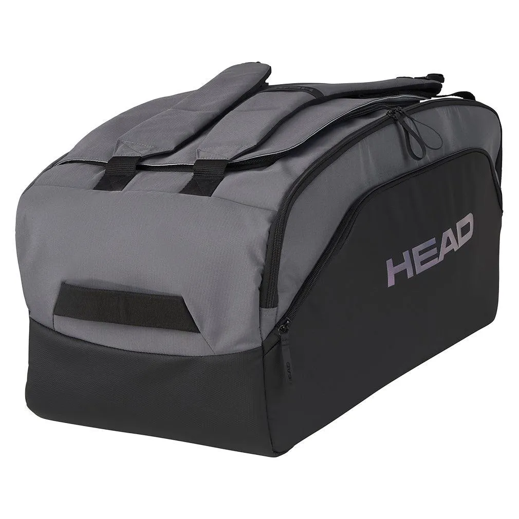 Pro X Tennis Duffle Sport Bag Black and Dark Grey