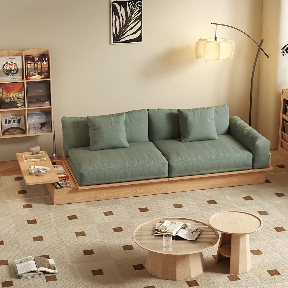 NÓVORA CASA extraíble extraíble piso Sofá cama con de doble cara reposabrazos & elevable superior Almacenamiento