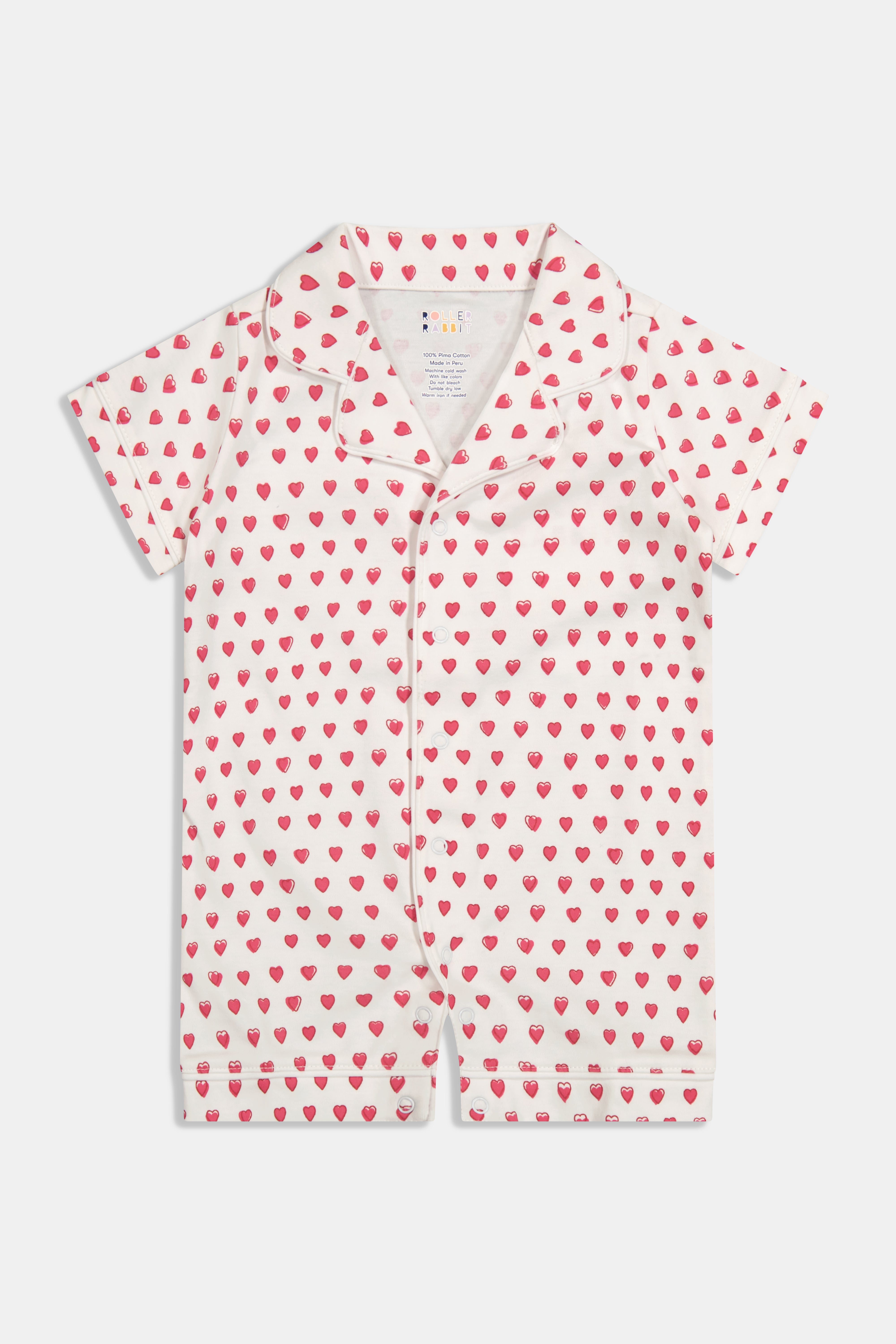 Infant Hearts Polo Onesie
