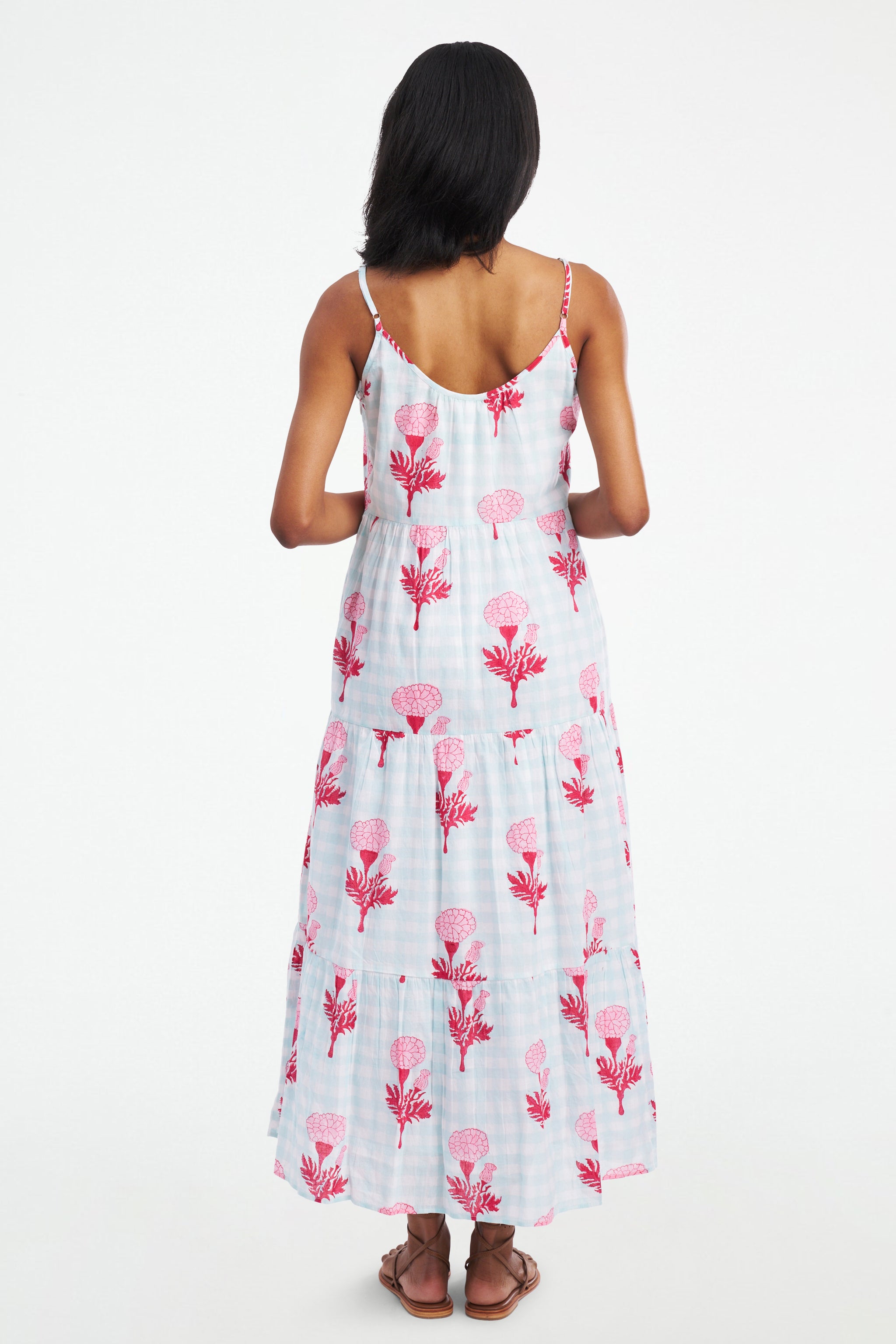 Marigold Gingham Dakota Dress