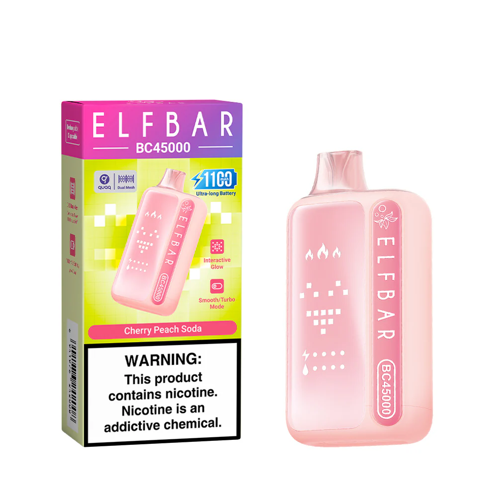 ELFBAR BC45000 wiederaufladbarer Einweg-Vape (alle Geschmacksrichtungen)