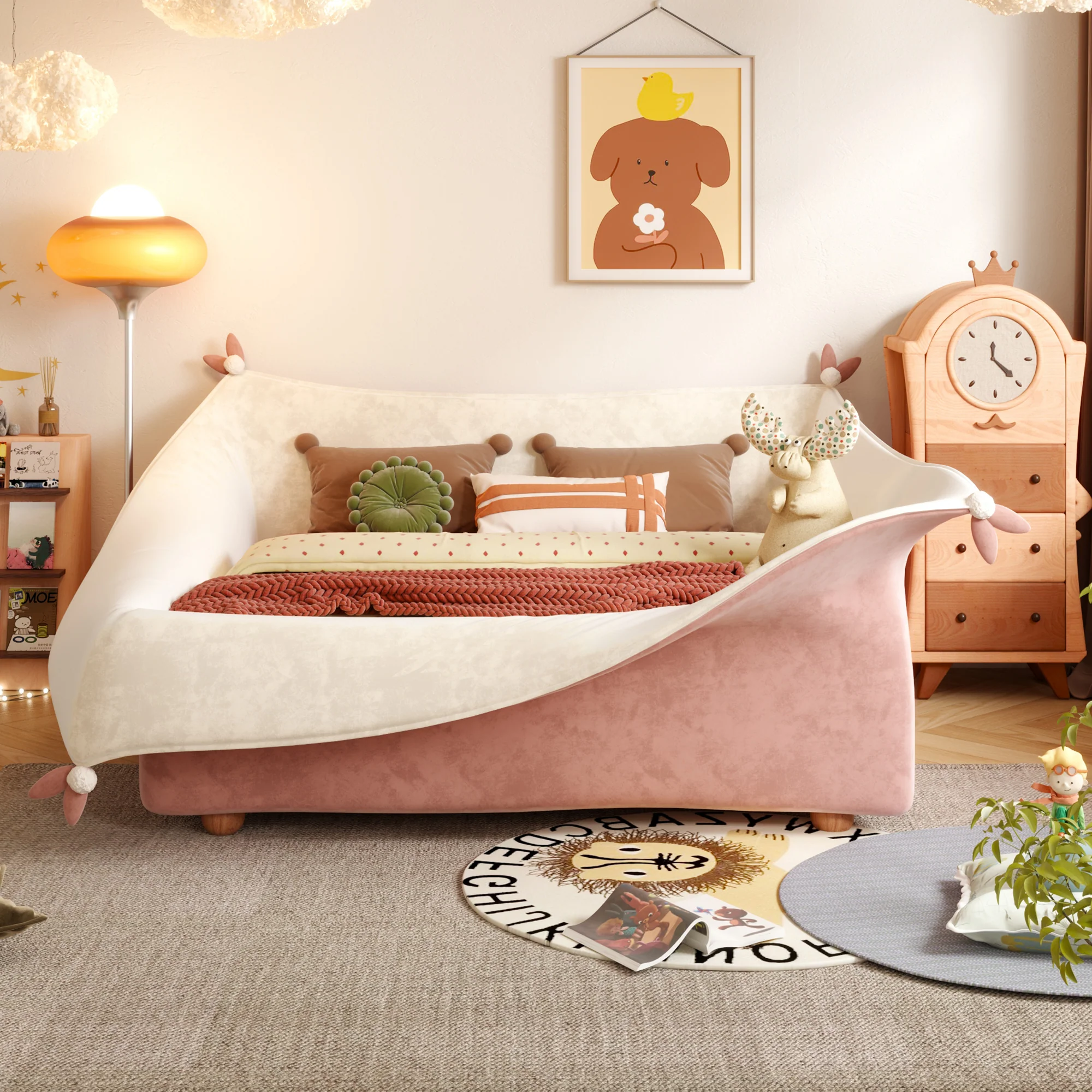 NÓVORA CASA mágico bolsillo Cama infantil con barandal