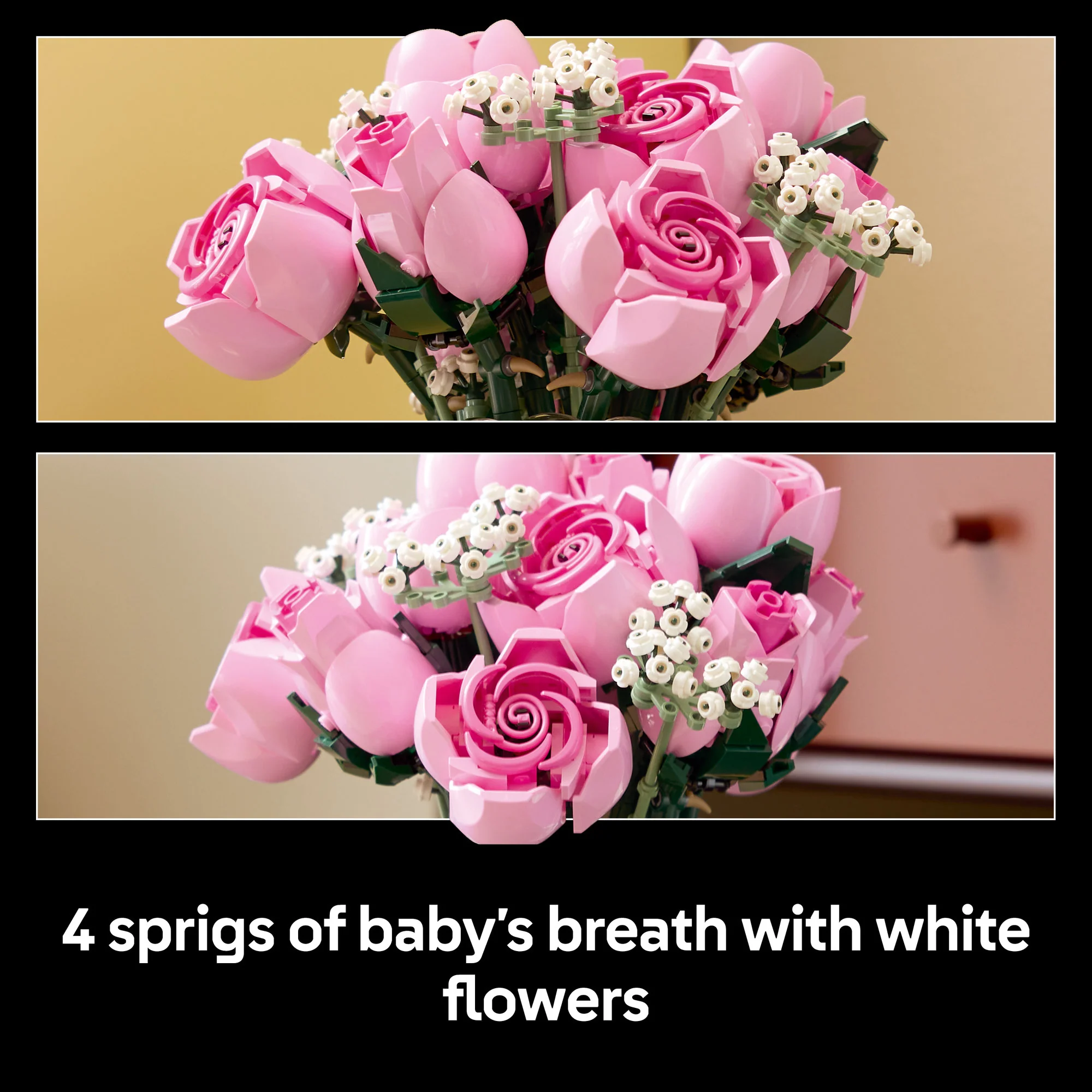 LEGO 10374 Botanicals Bouquet Of Pink Roses