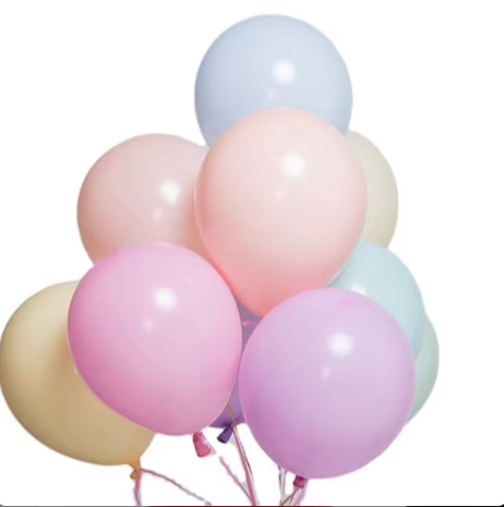 10 Inch Glossy Latex Balloons – Assorted Colors