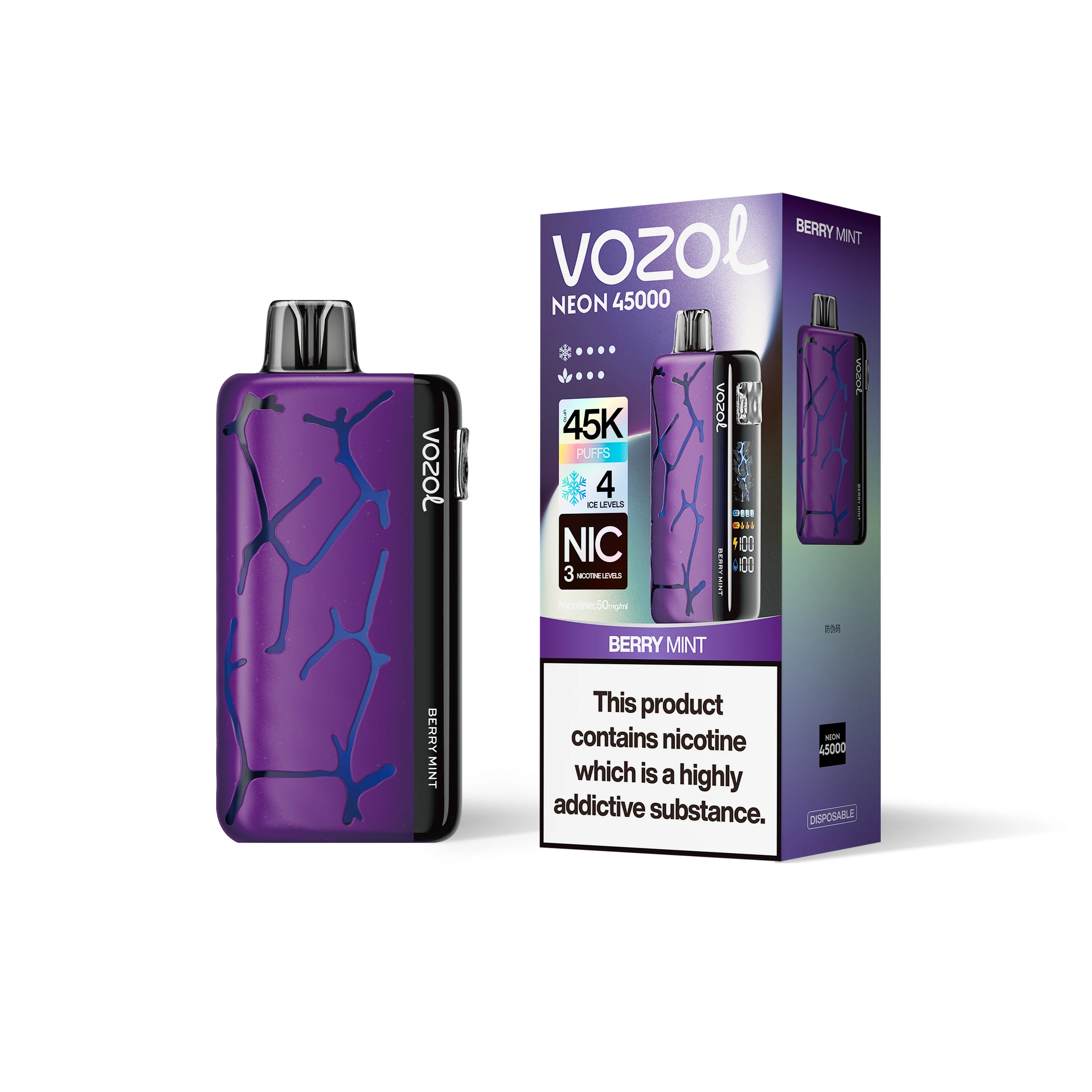 VOZOL NEON 45K Einweg-Vape (alle Geschmacksrichtungen)