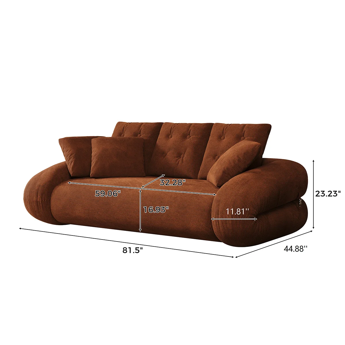 NÓVORA CASA pana plegable Sofá cama– mascotas amigable piso sofá para mascotas & personas
