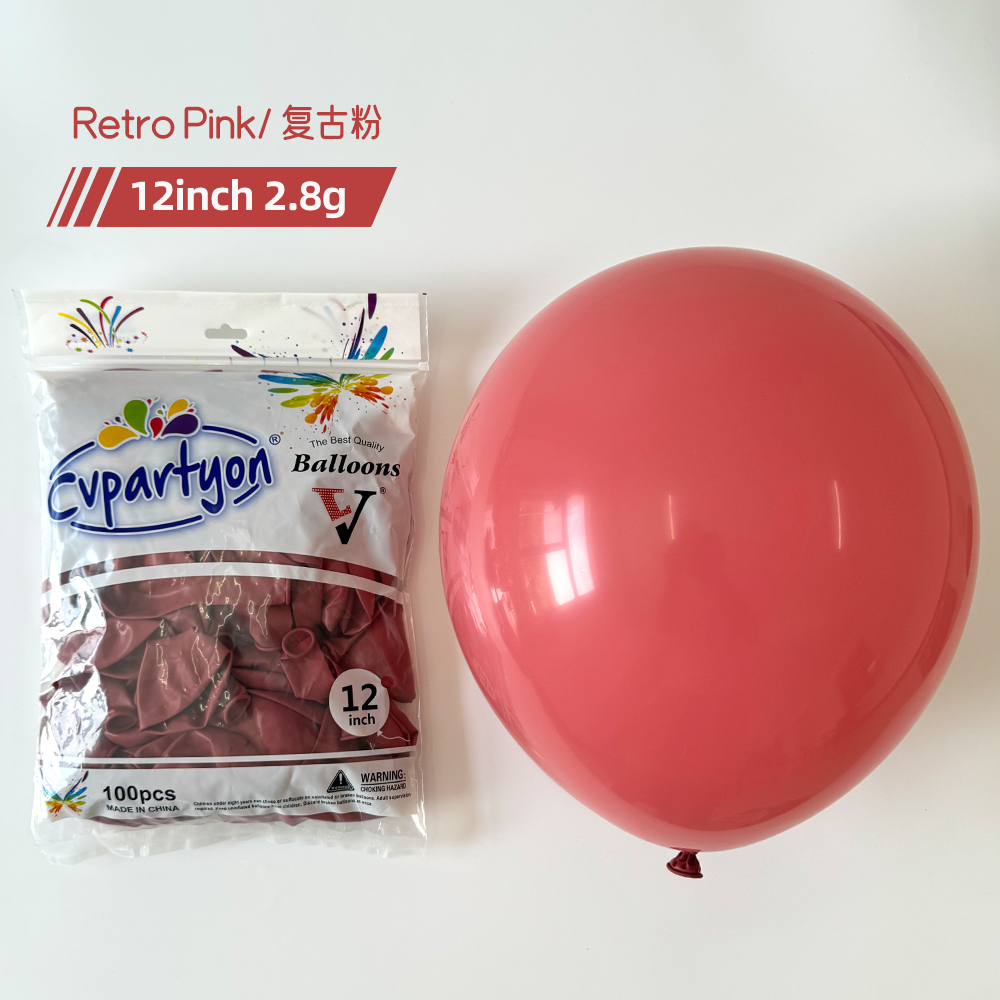 12 Inch Latex Balloons – Bright Colors for Party Decorations