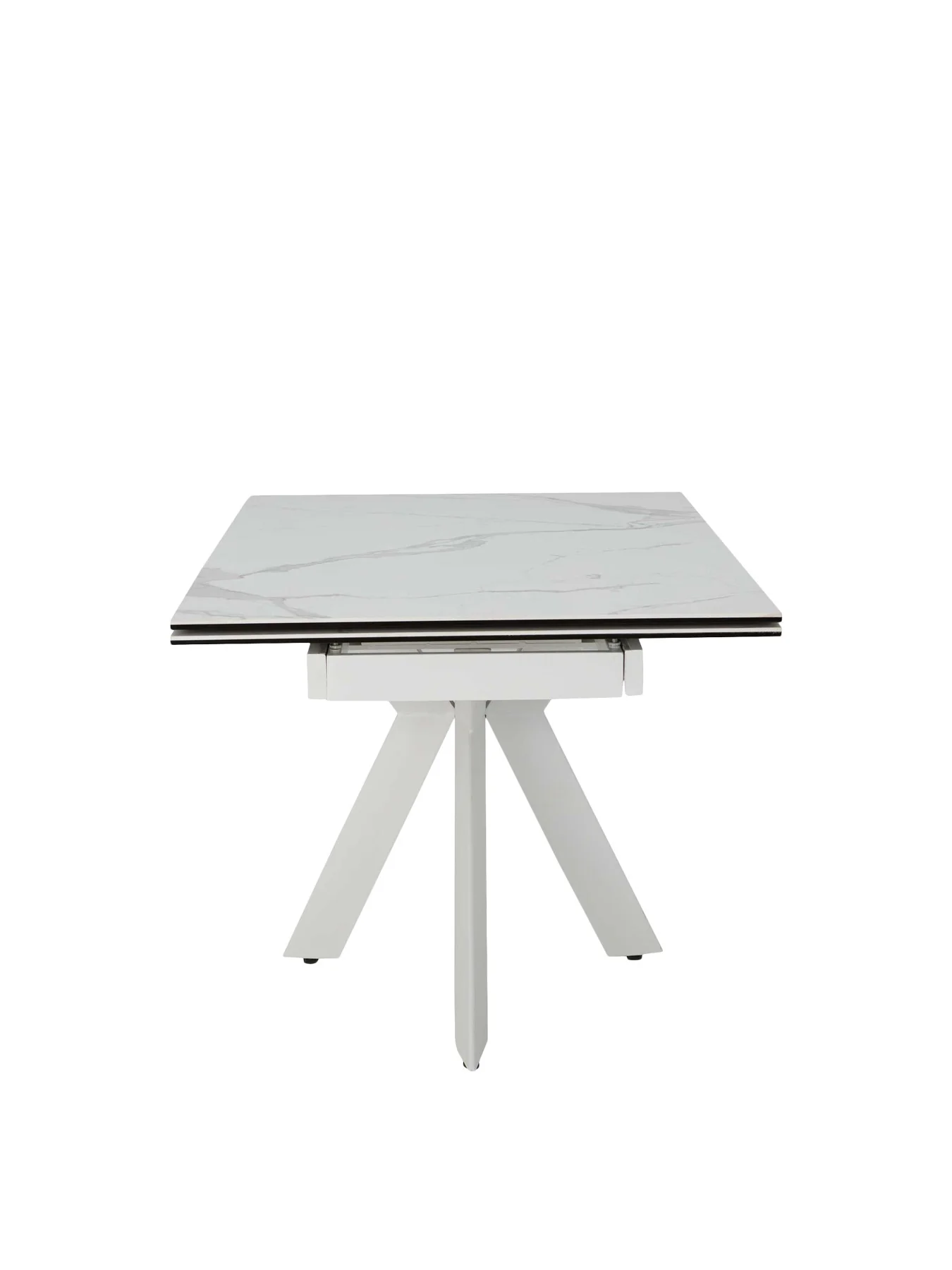 Salerno Extending Dining Table, Matte Staturio
