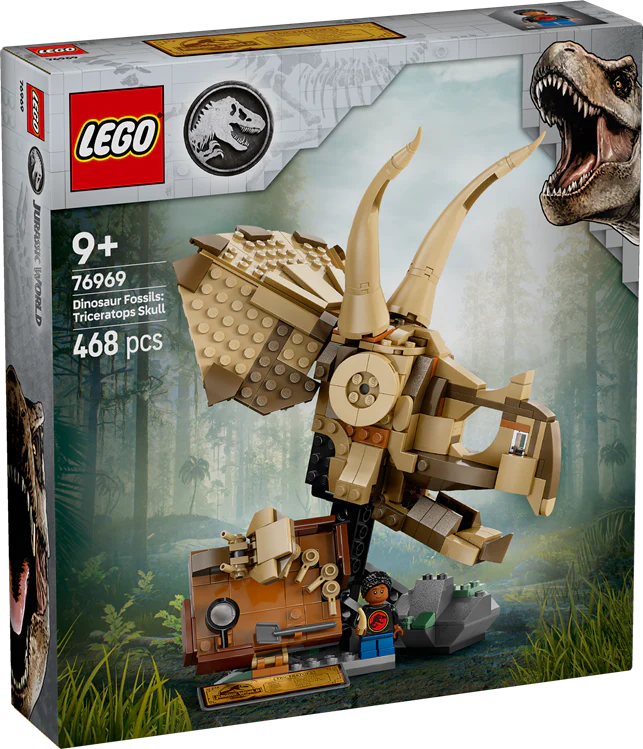 LEGO 76969 Jurassic World Dinosaur Fossils: Triceratops Skull