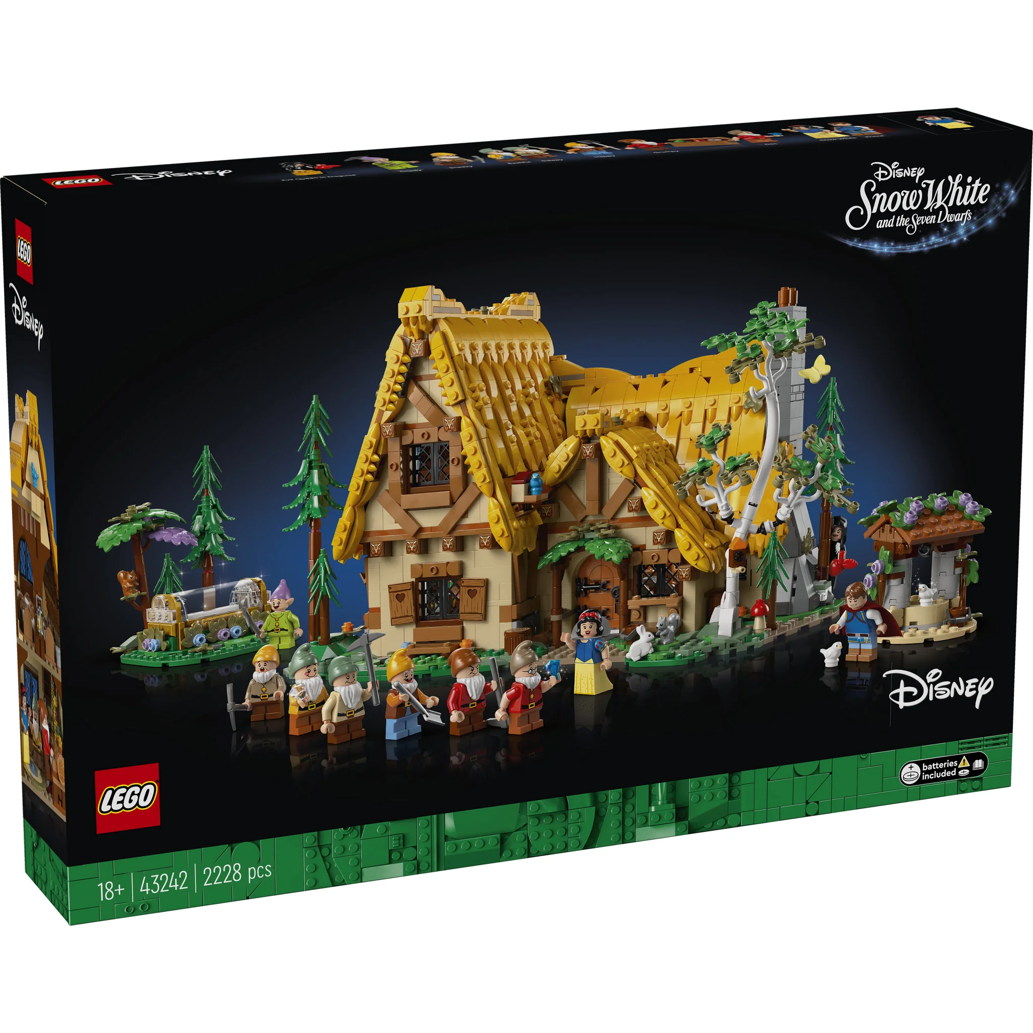 LEGO 43242 Disney Animation Snow White and the Seven Dwarfs Cottage