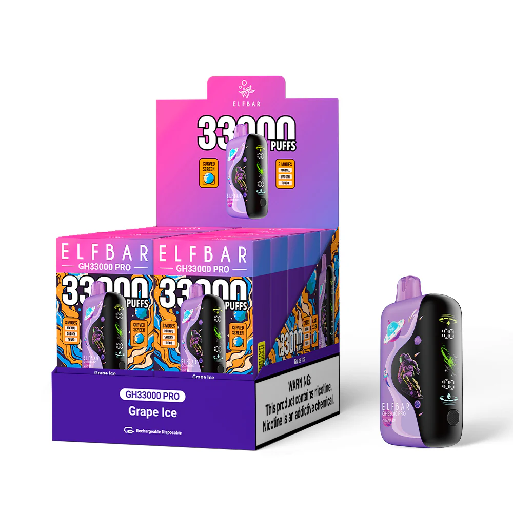 ELFBAR GH33000 PRO wiederaufladbarer Einweg-Vape (alle Geschmacksrichtungen)