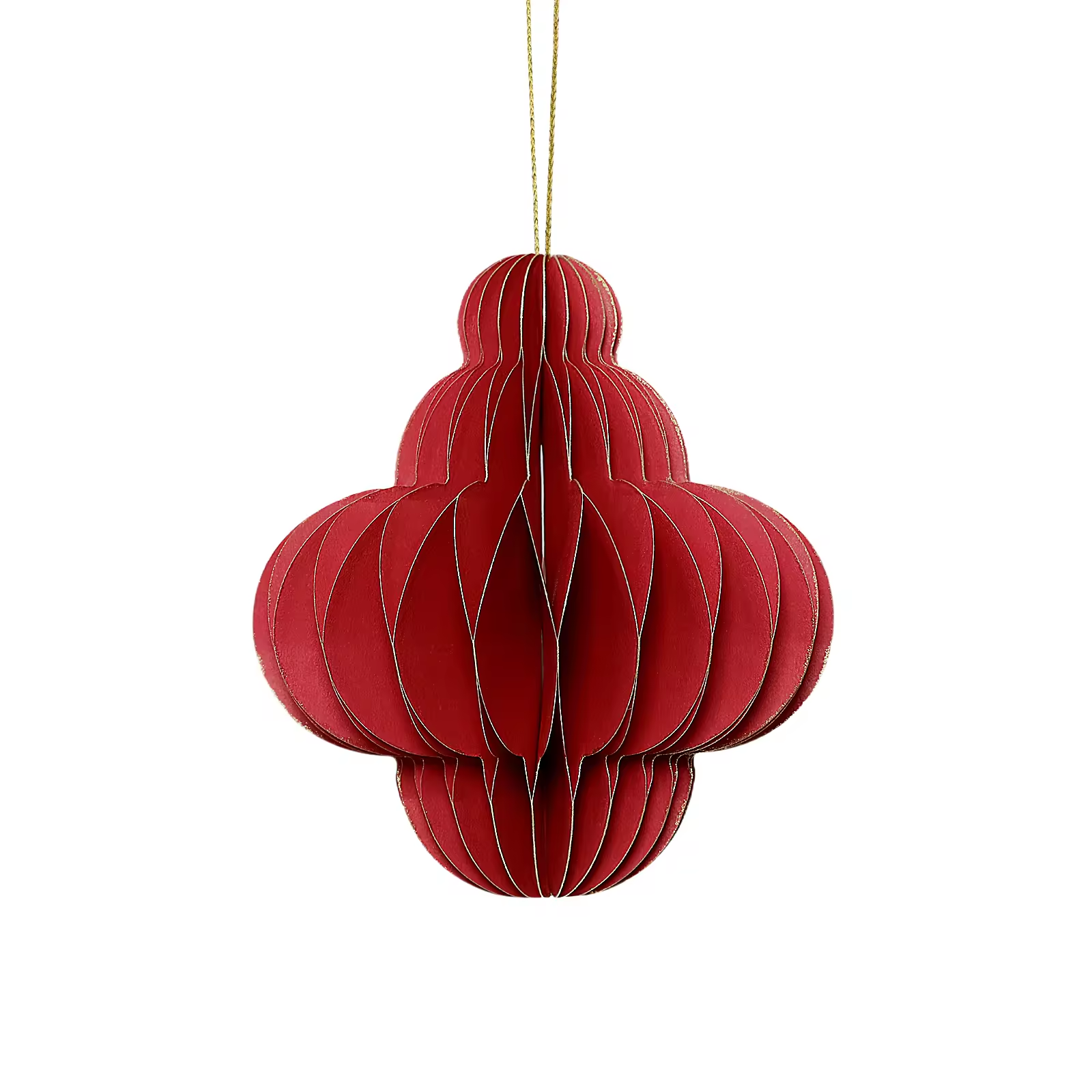 Large Paper Star Honeycomb Ornament for Christmas Decoration