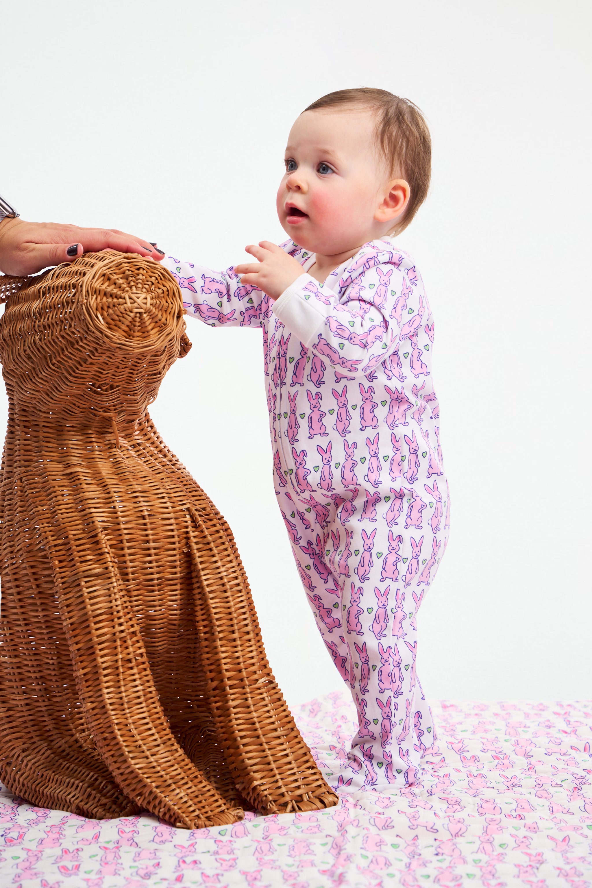 Infant Hoppy Zipper Footie