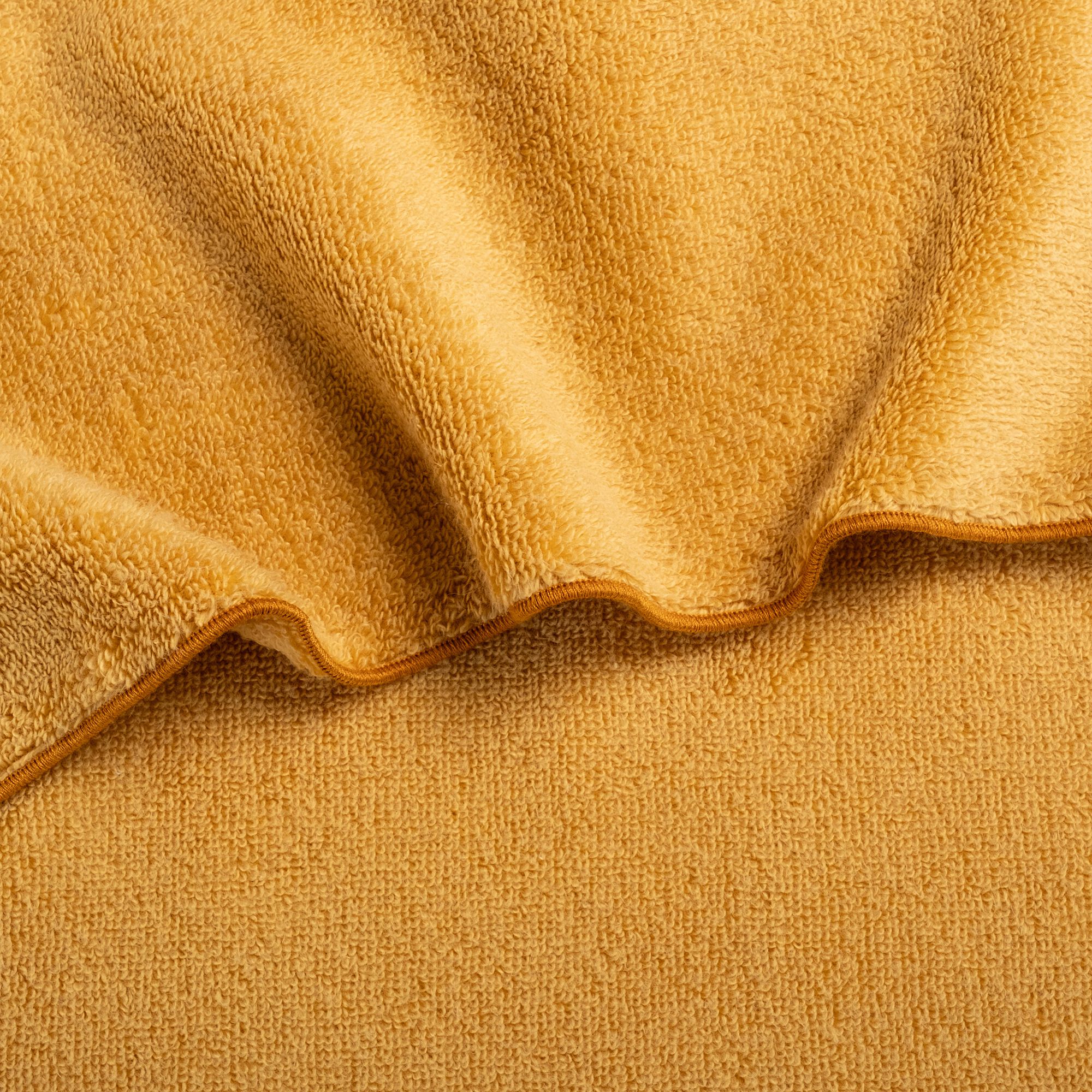 COME - Serviette de toilette en coton 50x100cm - jaune blé
