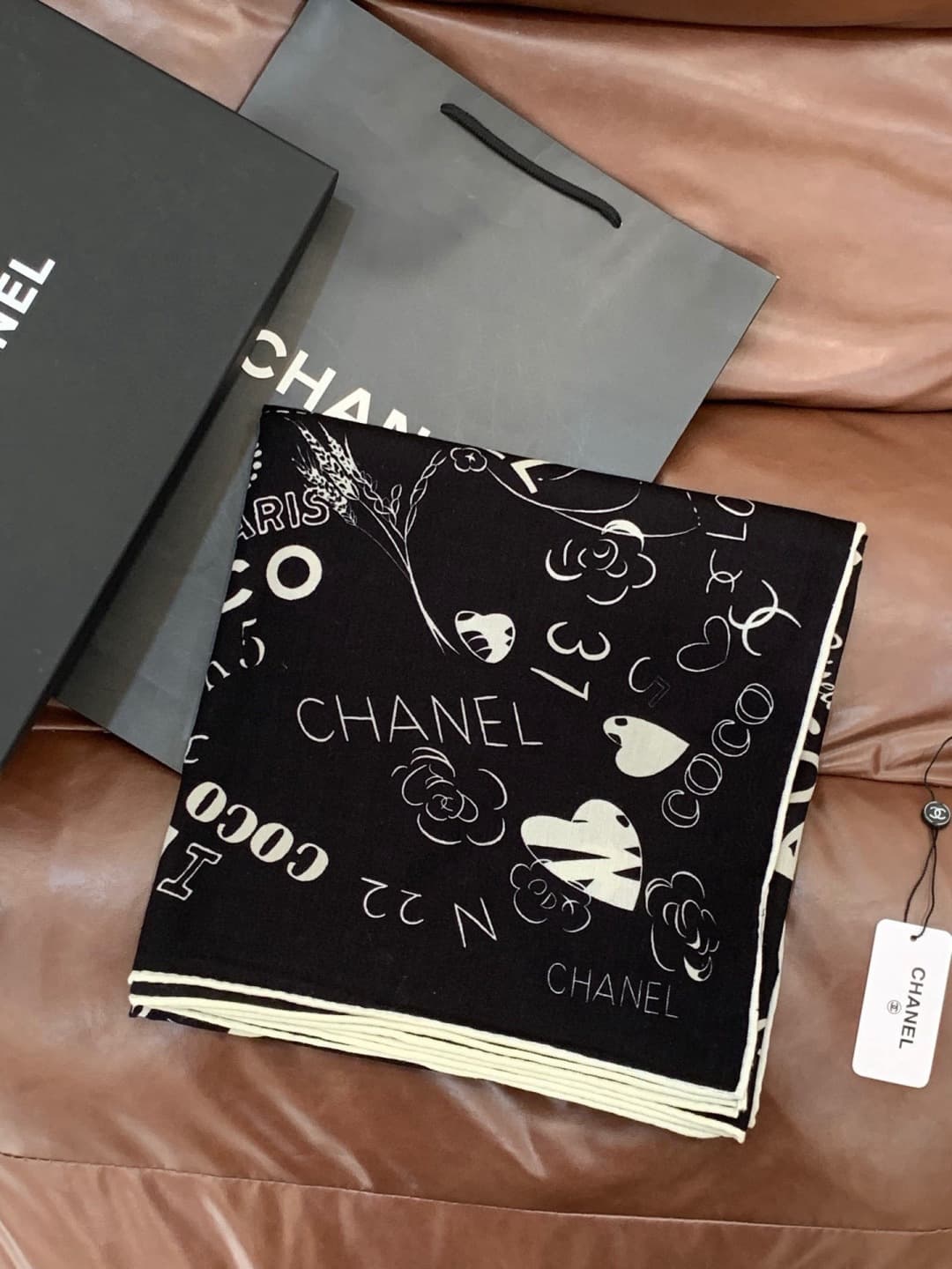 Chanel Silk Square Scarf