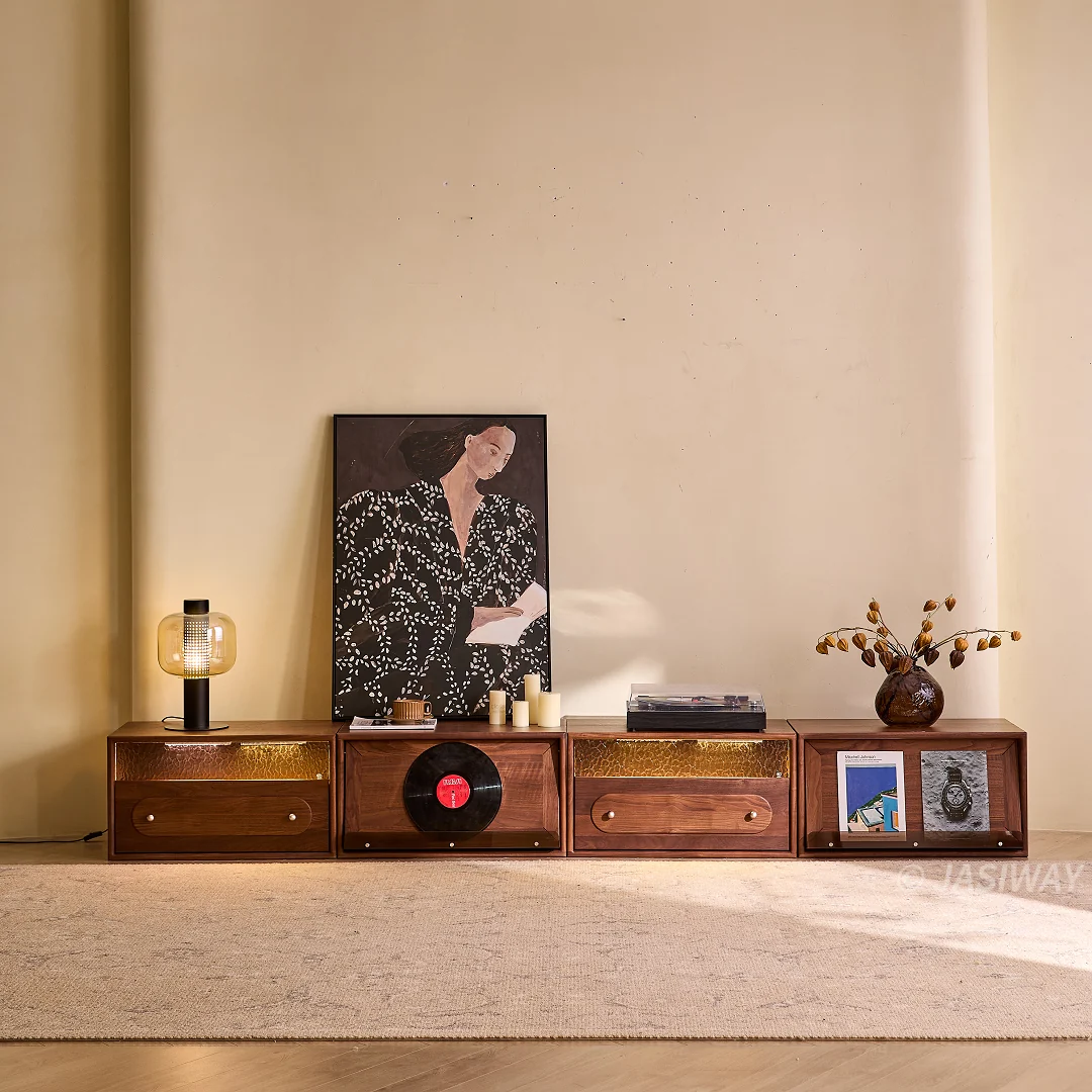 NÓVORA CASA mediados siglo modulable Almacenamiento & exhibición sistema| personalizable Estantería, multimedia consola, Aparador & gabinete para Sala