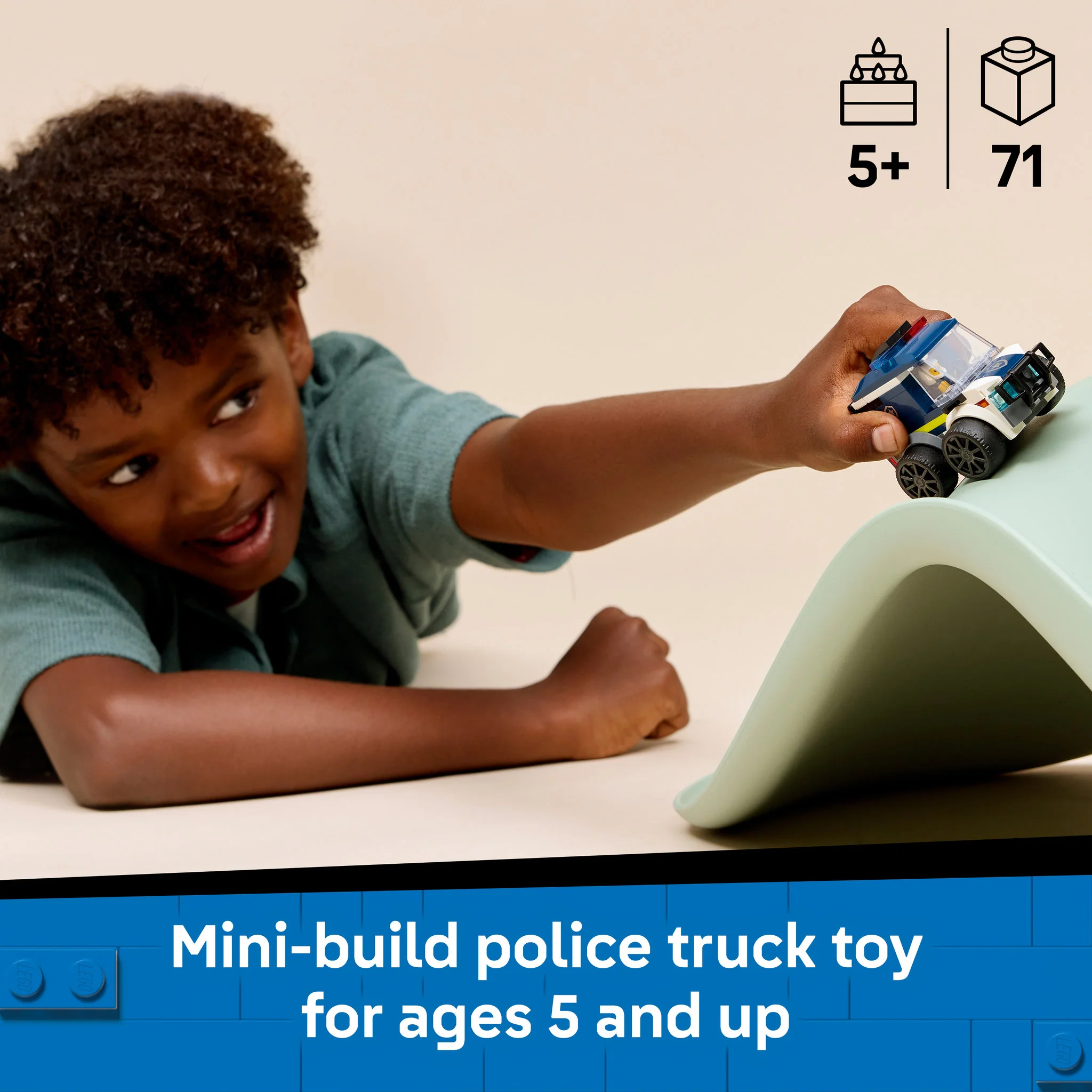 LEGO 60481 City Rides: Police Truck