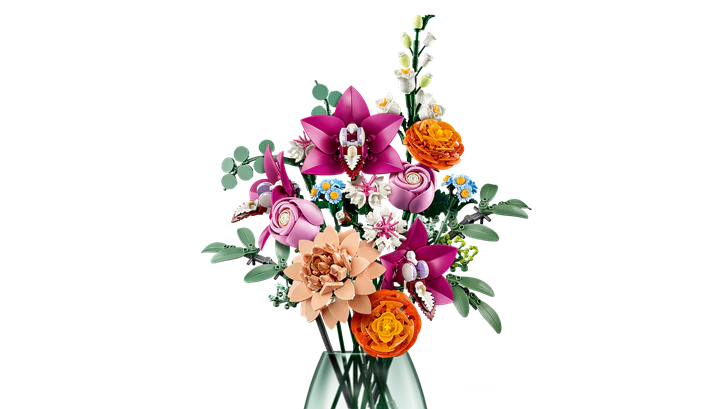 LEGO 10342 Botanicals Pretty Pink Flower Bouquet