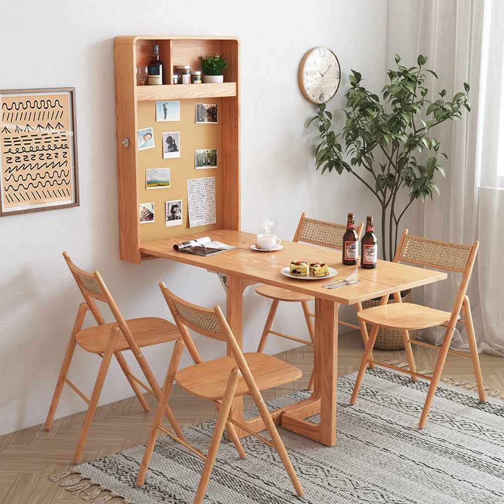 NÓVORA CASA pared Mounted plegable Mesa de comedor barra mesa espacio ahorrador