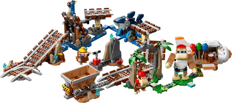 LEGO 71425 Super Mario Diddy Kong's Mine Cart Ride Expansion Set