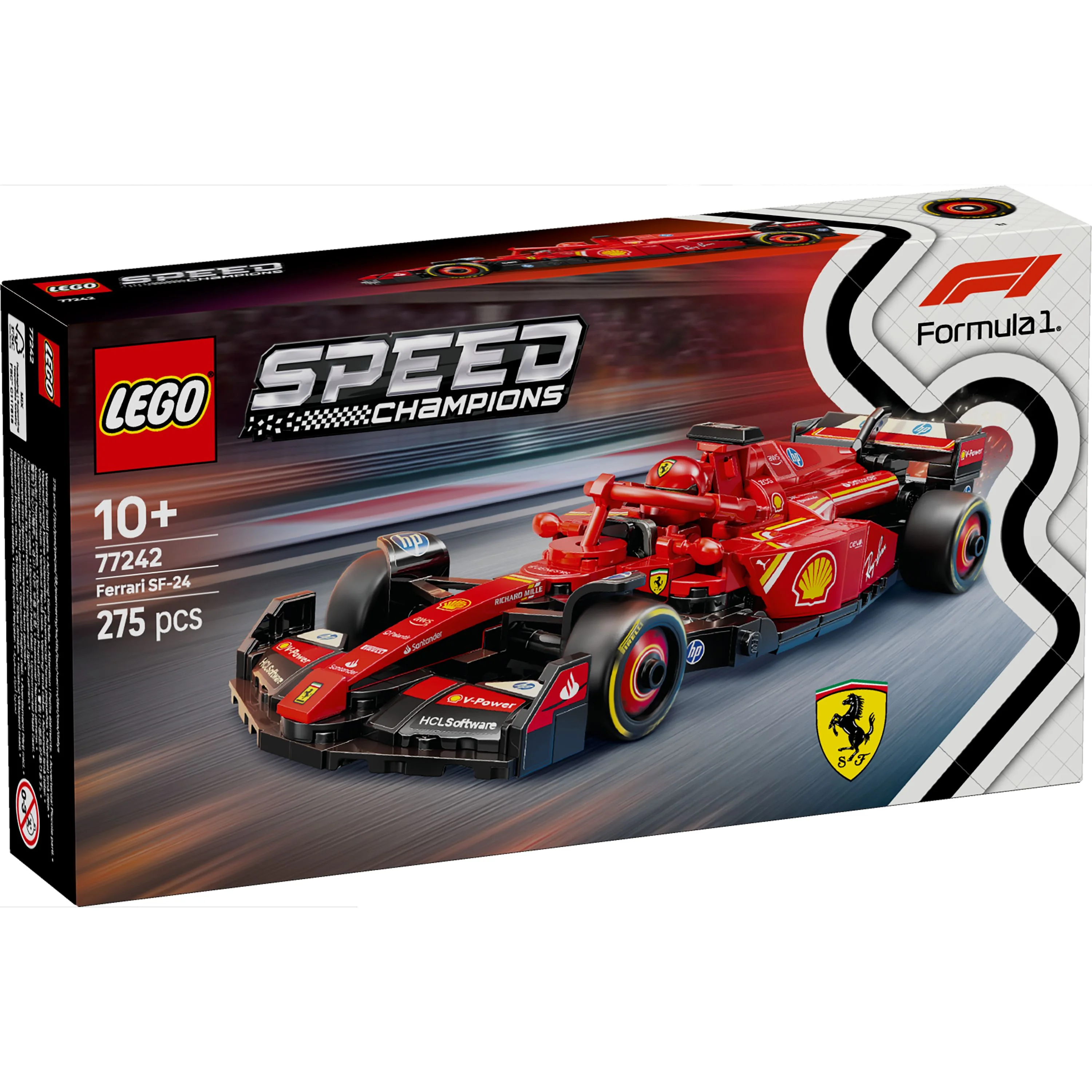 LEGO 77242 Speed Champions Ferrari SF-24 F1 Race Car