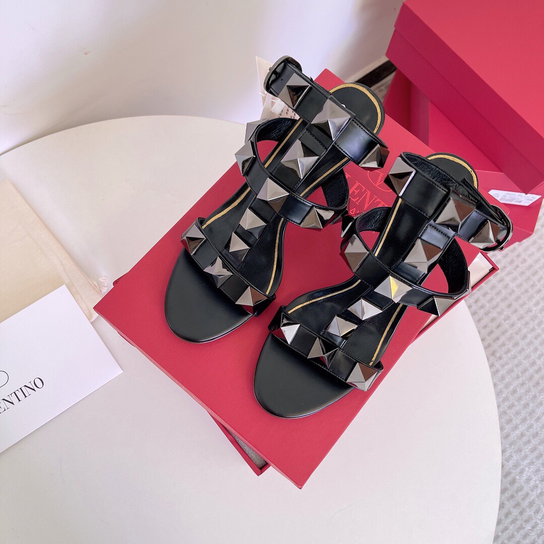 Valentino Roman Stud Calfskin Pumps Size 35-41 6-Color