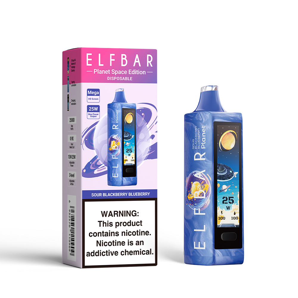 ELF BAR PLANET 25K wiederaufladbarer Einweg-Vape (alle Geschmacksrichtungen)