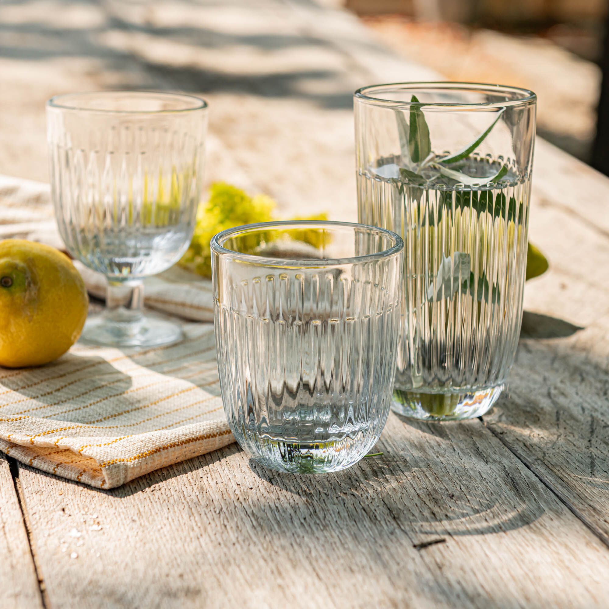 MARIN - Gobelet en verre 29cl - transparent