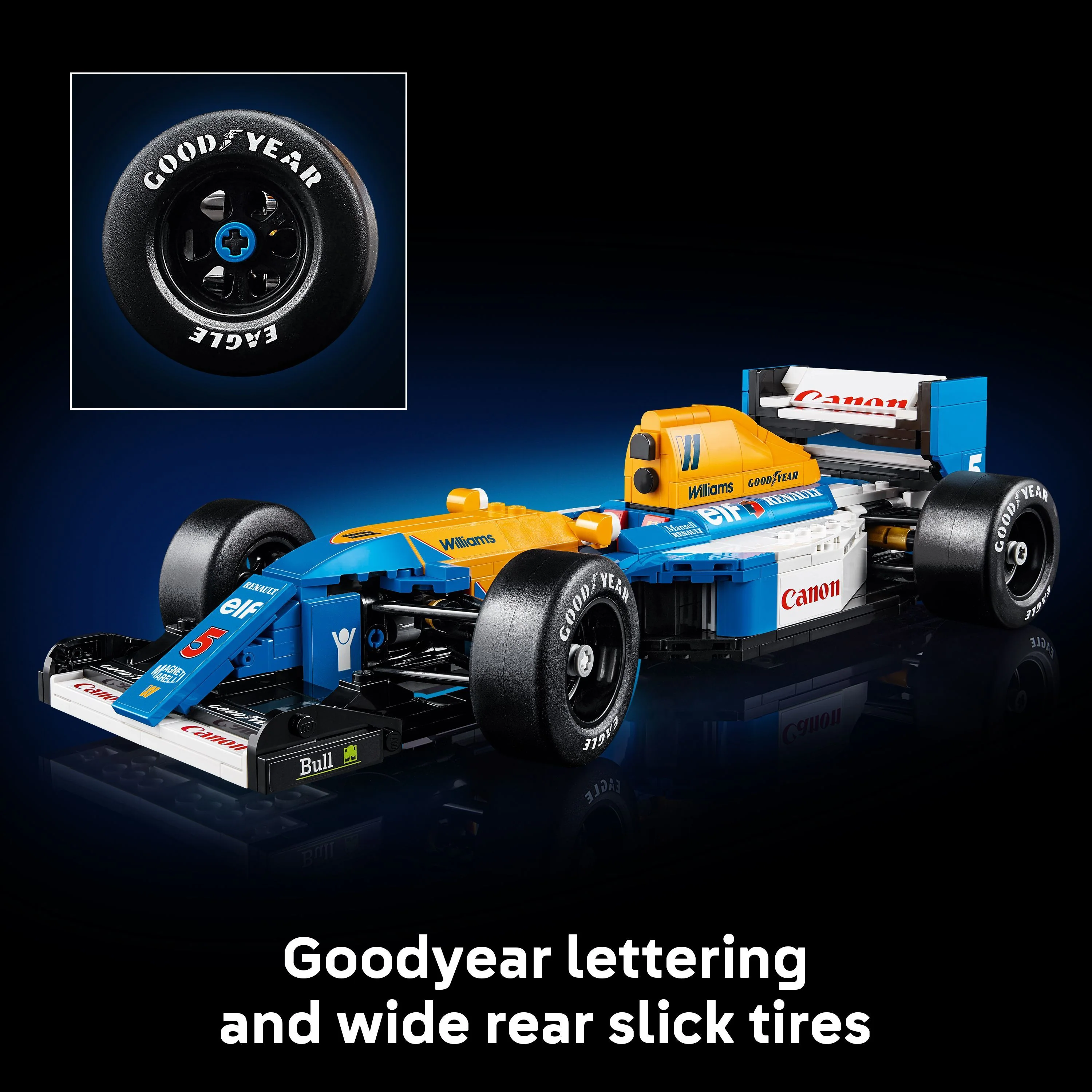 LEGO 10353 Icons Williams Racing FW14B & Nigel Mansell