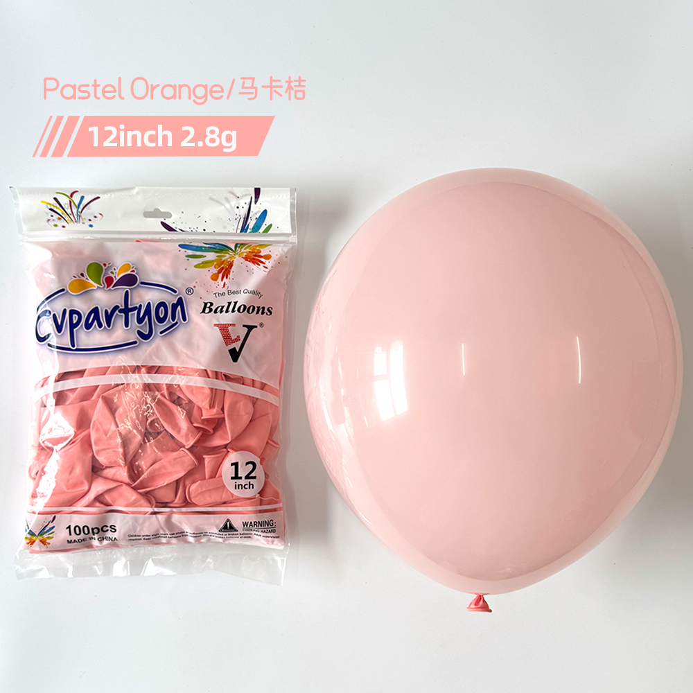 Pastel Pink Macaron Latex Balloon Set Party Decor