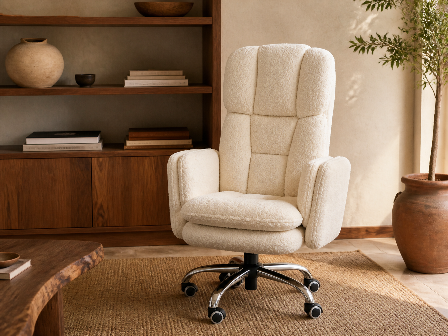 Sillón Nube 360 en rincón de lectura