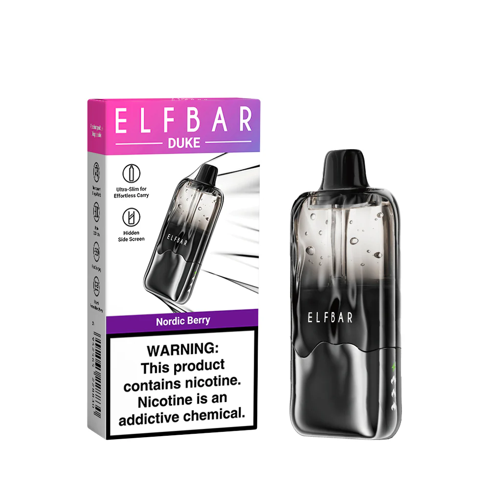 ELFBAR DUKE wiederaufladbarer Einweg-Vape (alle Geschmacksrichtungen)
