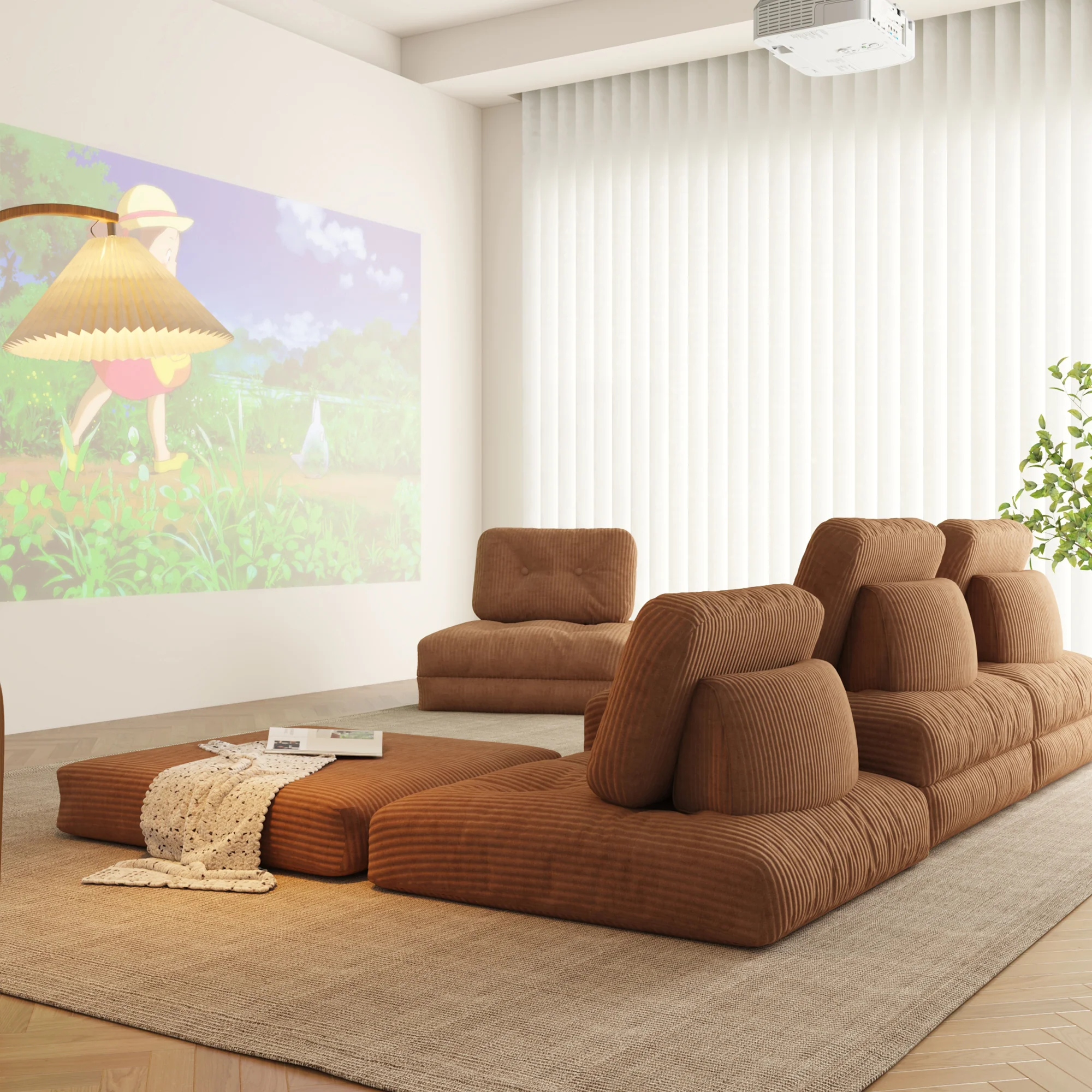 NÓVORA CASA individual convertible piso sofá Sala modulable sofá