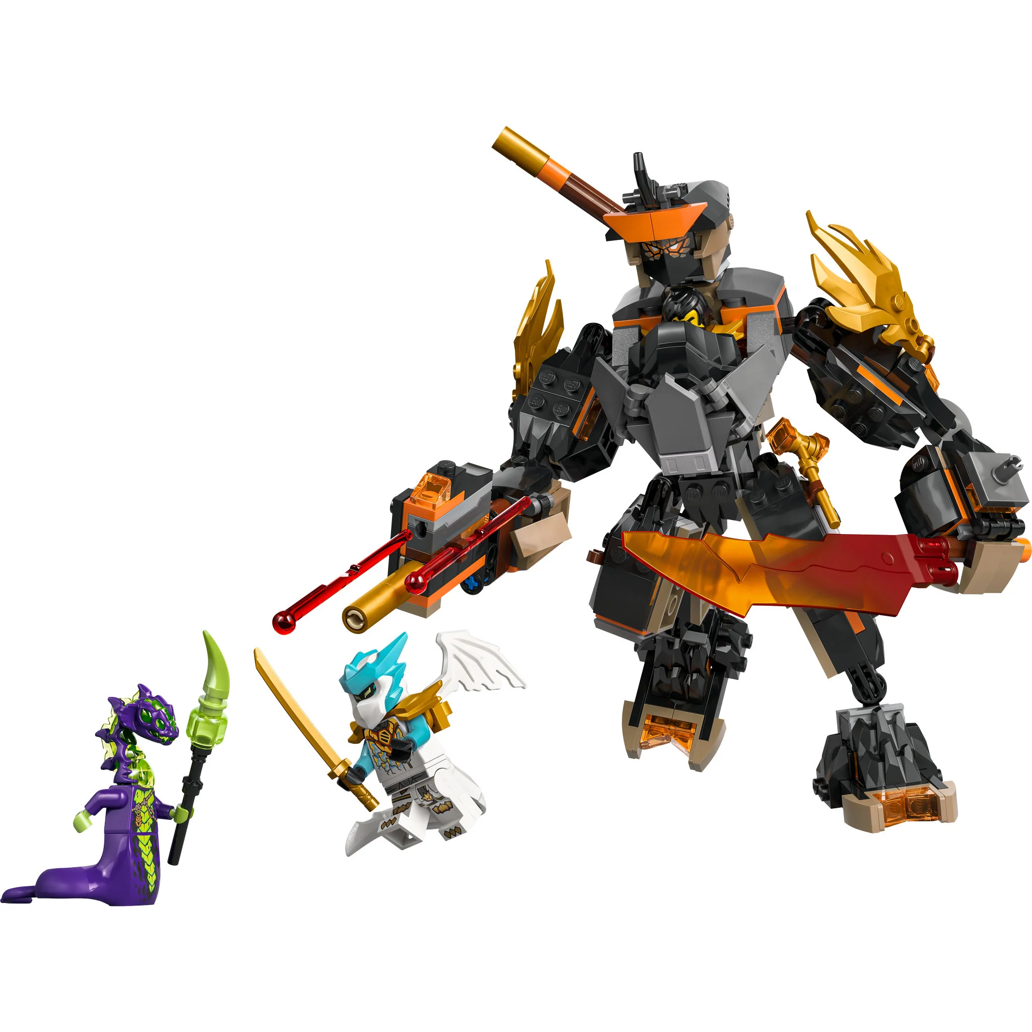 LEGO 71854 NINJAGO Cole's Mission Mech & Dragon Zane