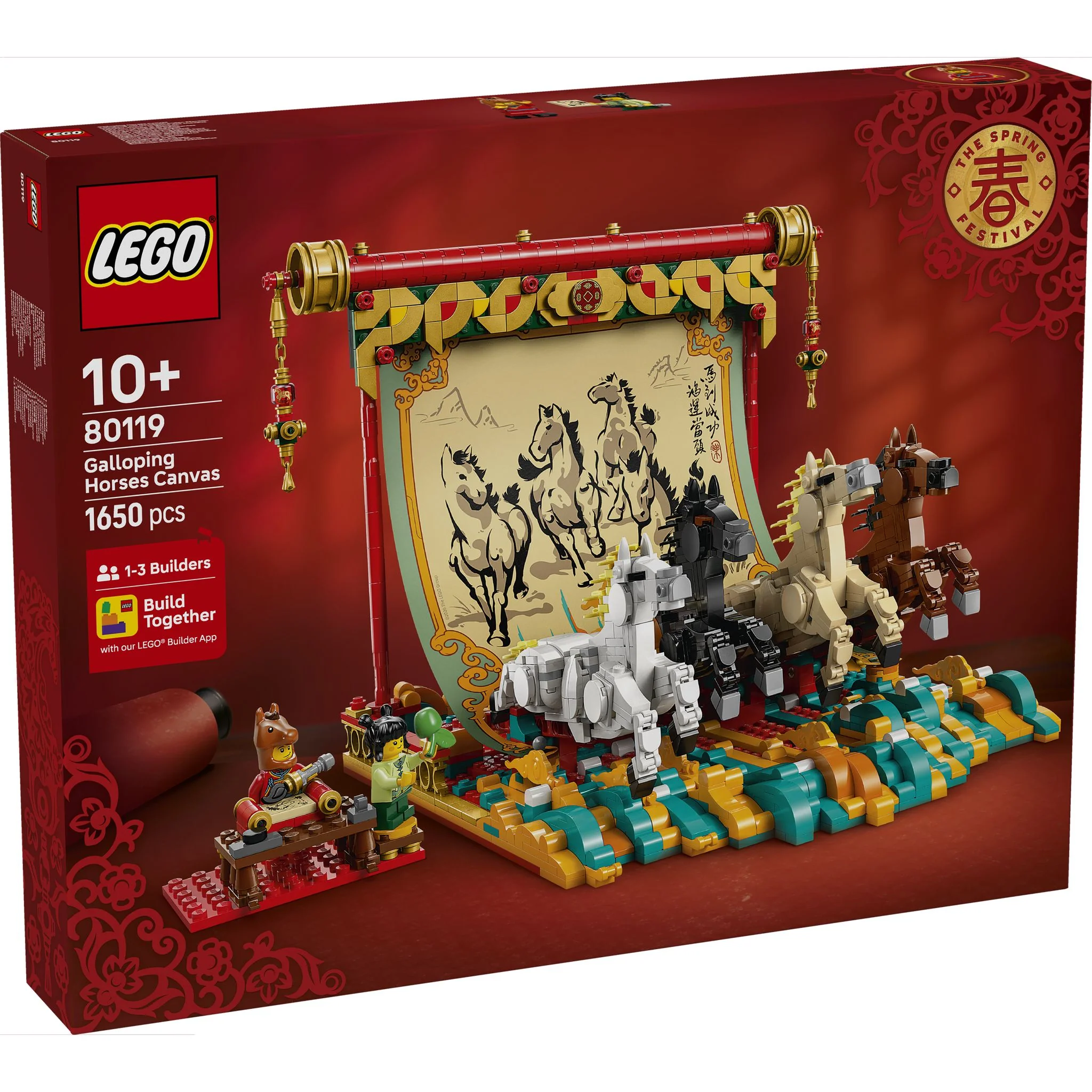 LEGO 80119 Chinese Festivals Spring Festival Galloping Horse Canvas