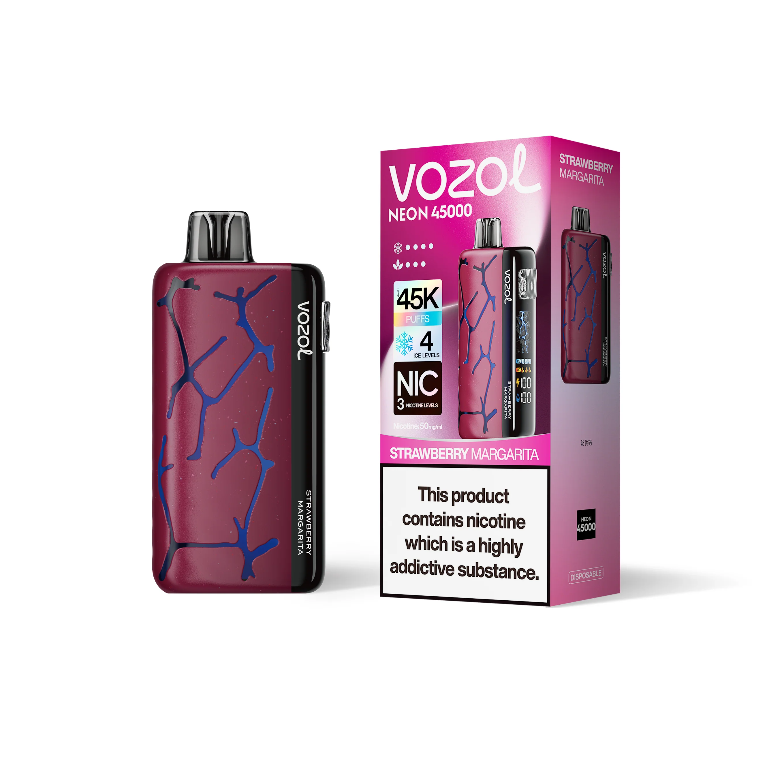 VOZOL NEON 45K Einweg-Vape (alle Geschmacksrichtungen)