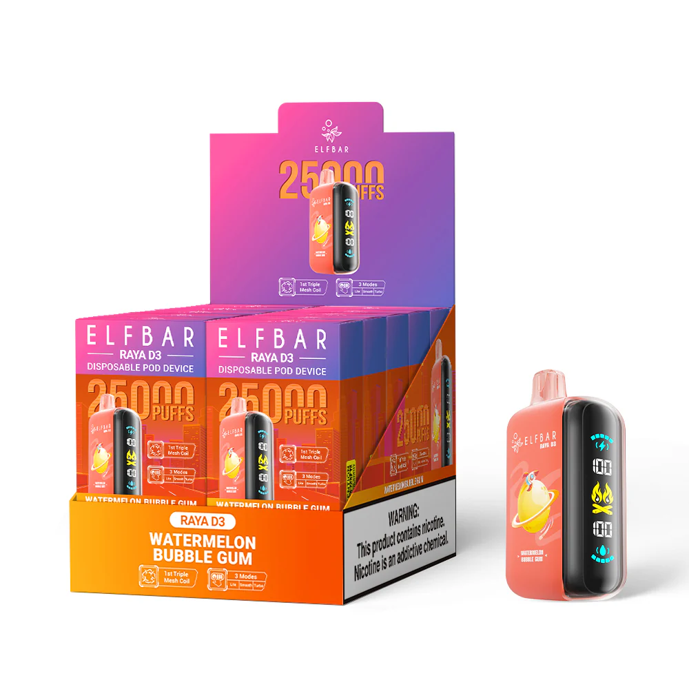 ELFBAR RAYA D3 Einweg-Vape (alle Geschmacksrichtungen)