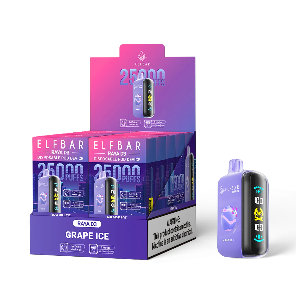 ELFBAR RAYA D3 Einweg-Vape (alle Geschmacksrichtungen)