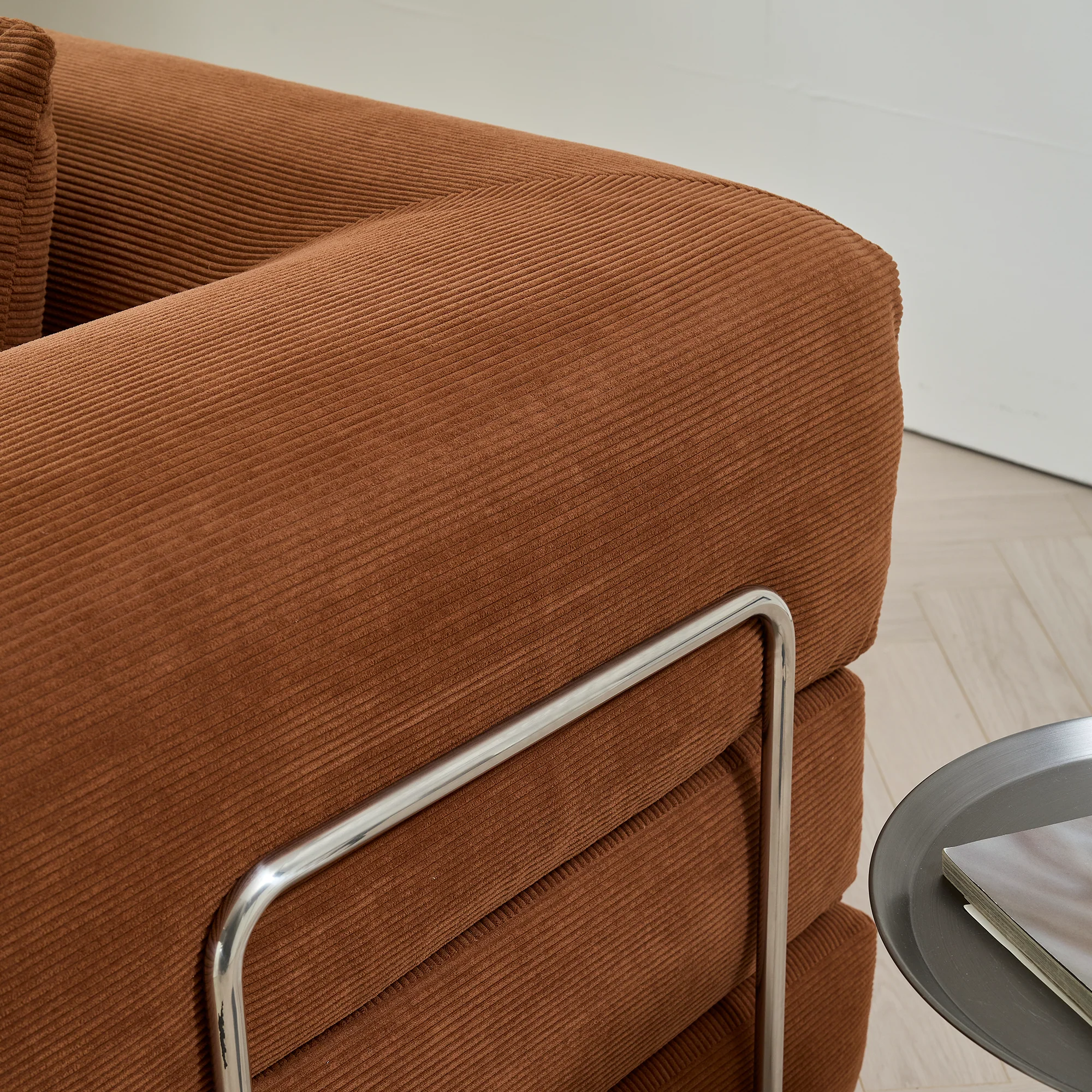 NÓVORA CASA 78.7'' comprimir Tapizado Sofá cama transformable con pana tela