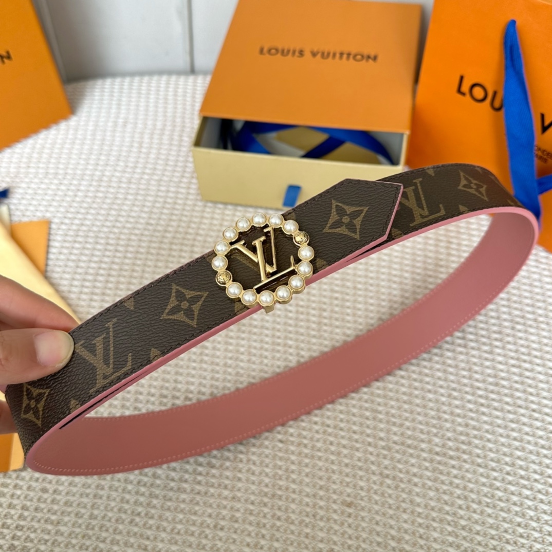 Louis Vuitton Womens Belt Width 3.5cm